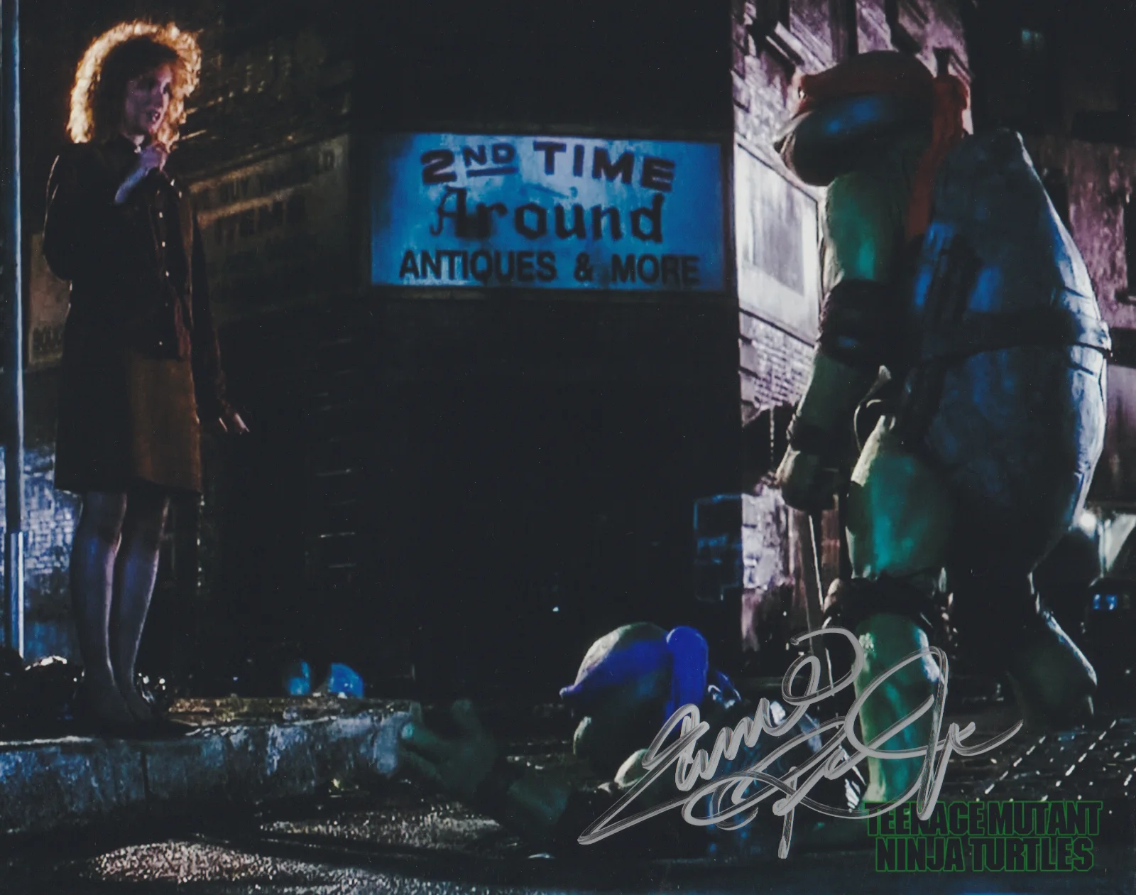 ERNIE REYES Jr — ERNIE REYES JR. SIGNED TEENAGE MUTANT NINJA TURTLES SIGNED 10X8 PHOTO AUTOGRAPH