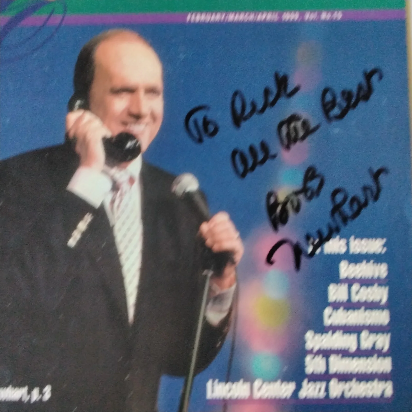 Bob Newhart SIGNED Mag Cover Film TV Actor Comedian In & Out Big Bang Theory Elf, изображение 3