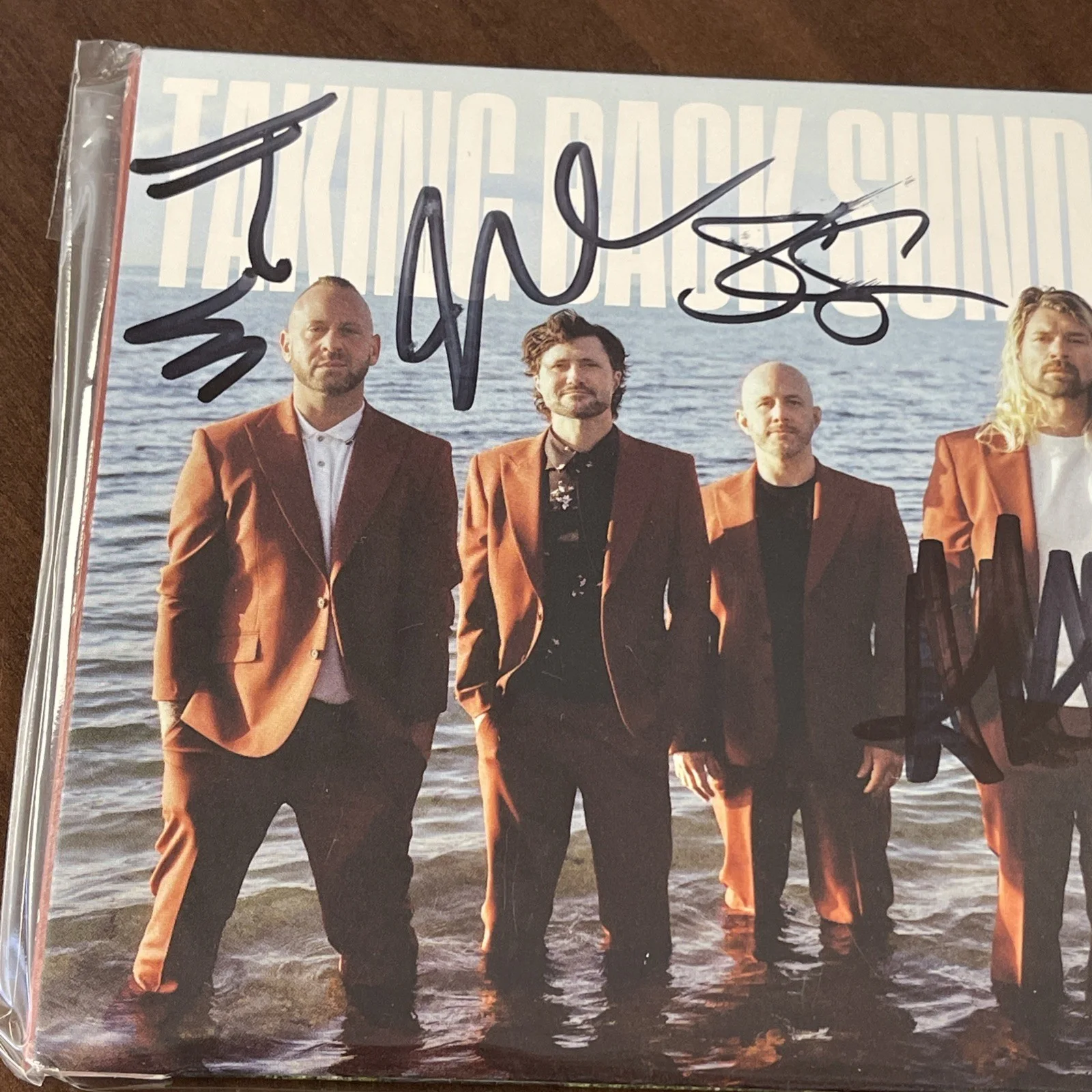 Taking Back Sunday 152 CD Autographed *BAND SIGNED COVER EDITION* EMO ROCK ADAM, image 2