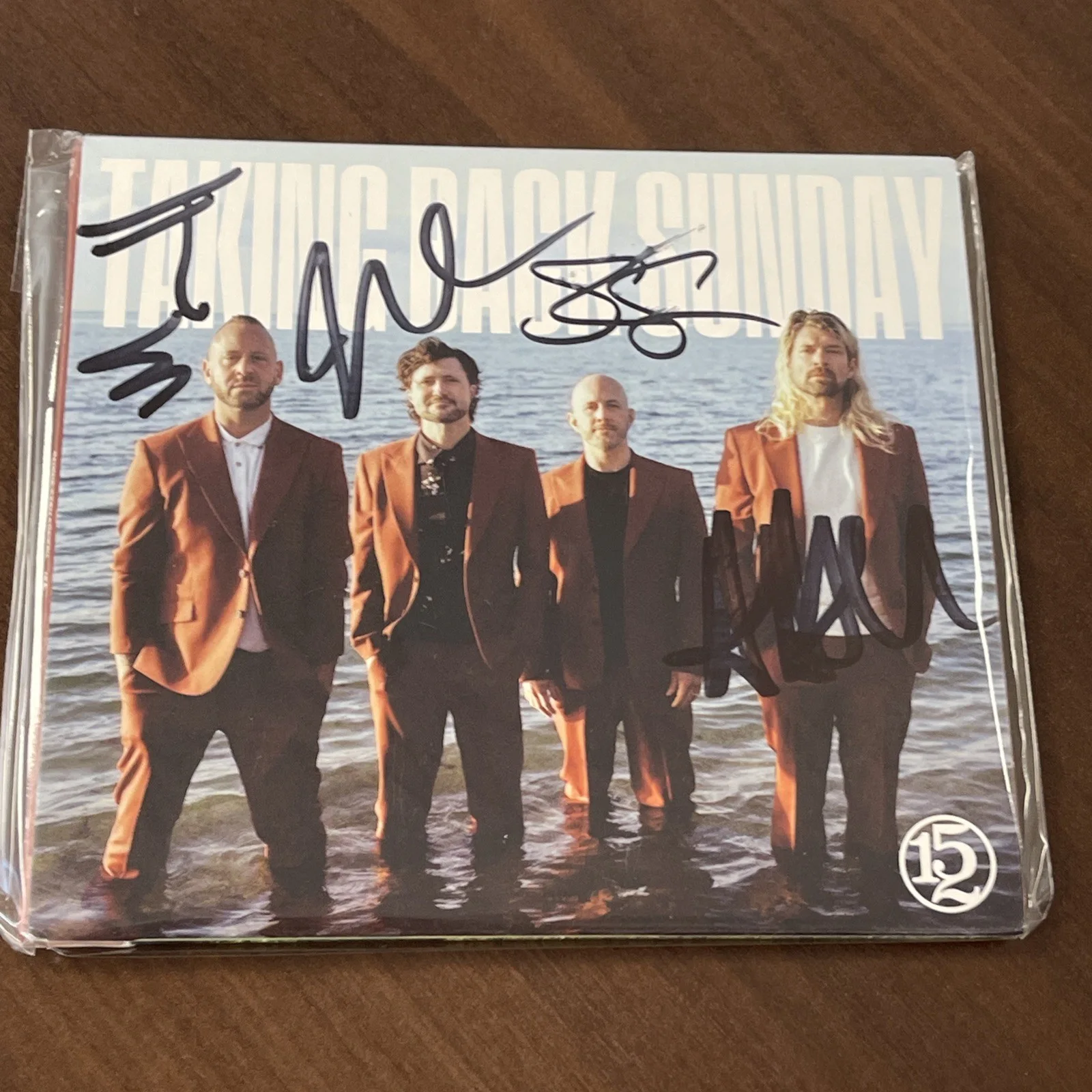 Taking Back Sunday 152 CD Autographed *BAND SIGNED COVER EDITION* EMO ROCK ADAM, image 4