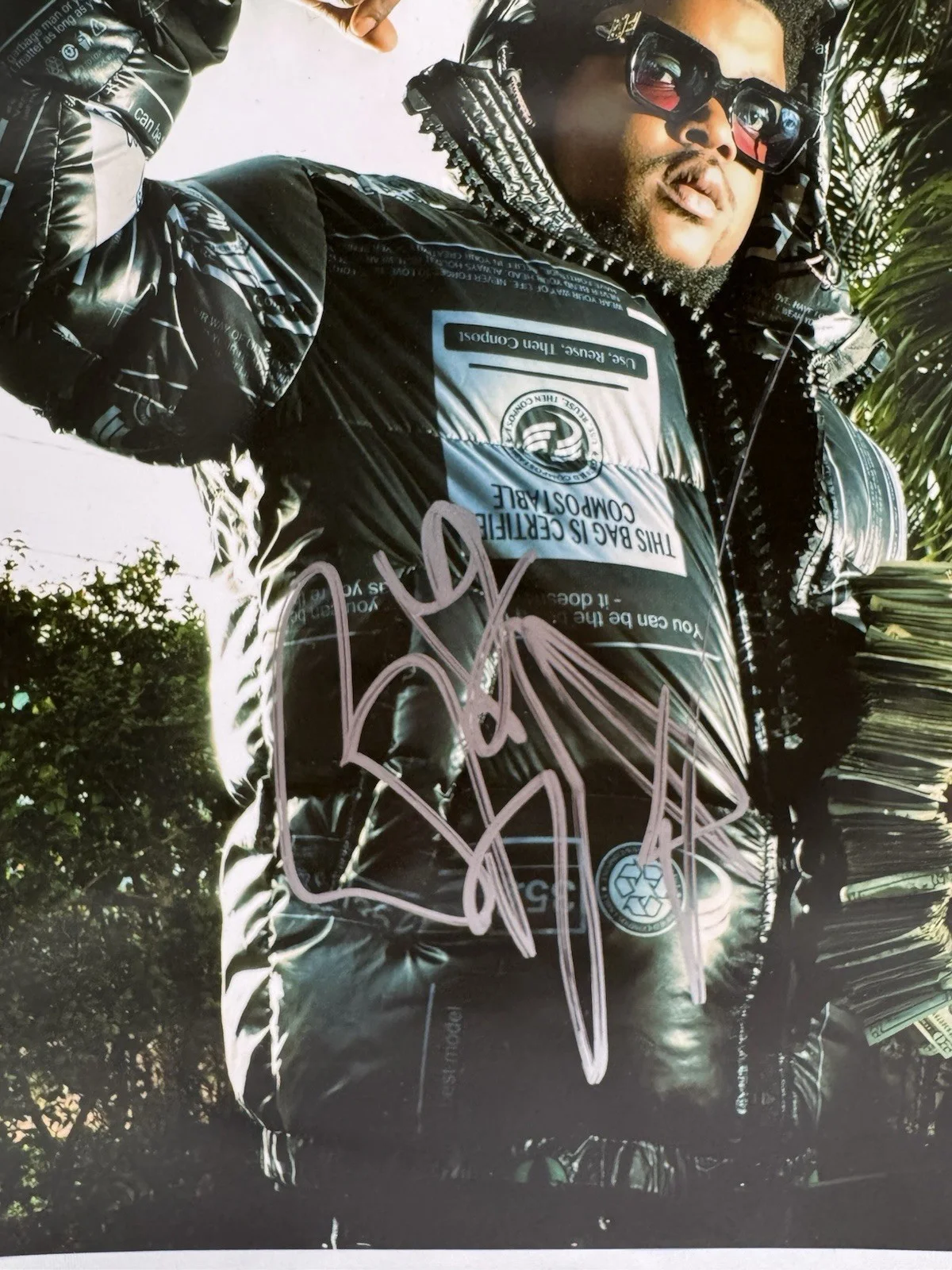Bossman DLow Autograph Signed 8x10 Photo Shake Dat A*ss Twerk Song PROOF, изображение 2