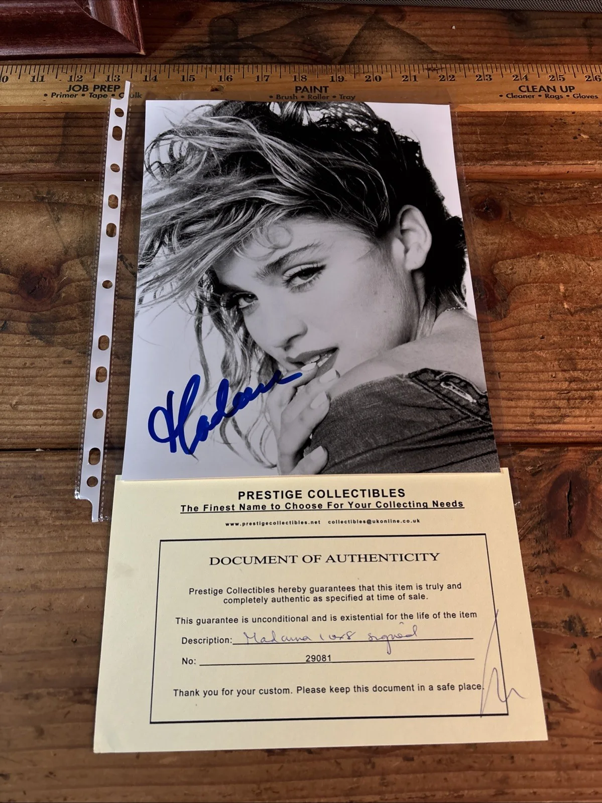 Madonna Autographed Signed 8x10 Photo, image 2
