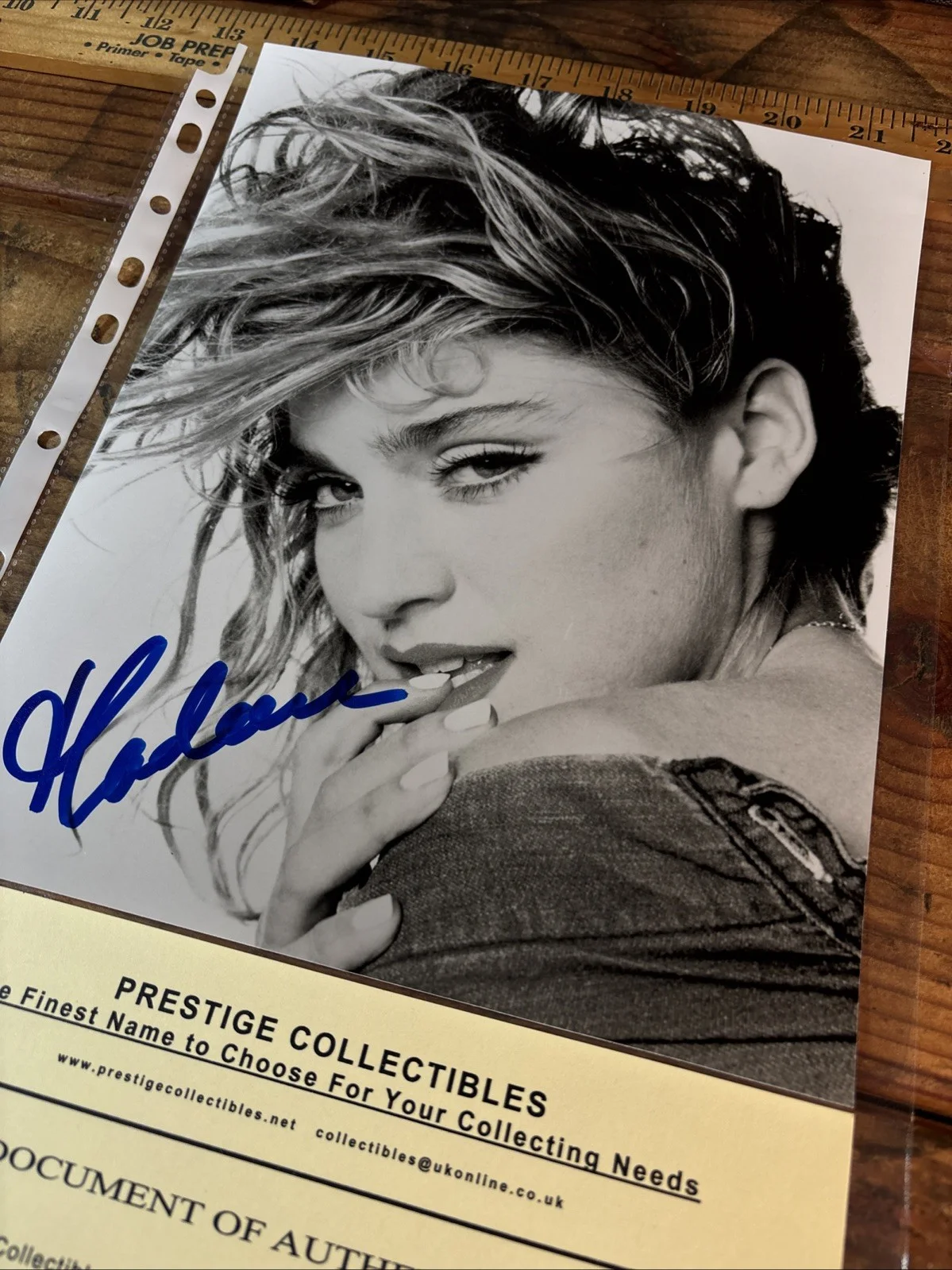 Madonna Autographed Signed 8x10 Photo, image 4