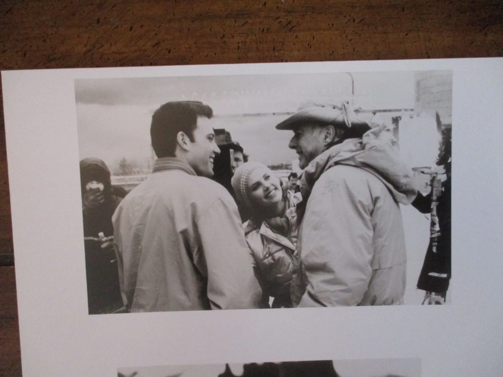 John Frankenheimer/Charlize Theron/Ben Affleck(REINDEER GAMES)8x10 2000 BW Photo, image 2