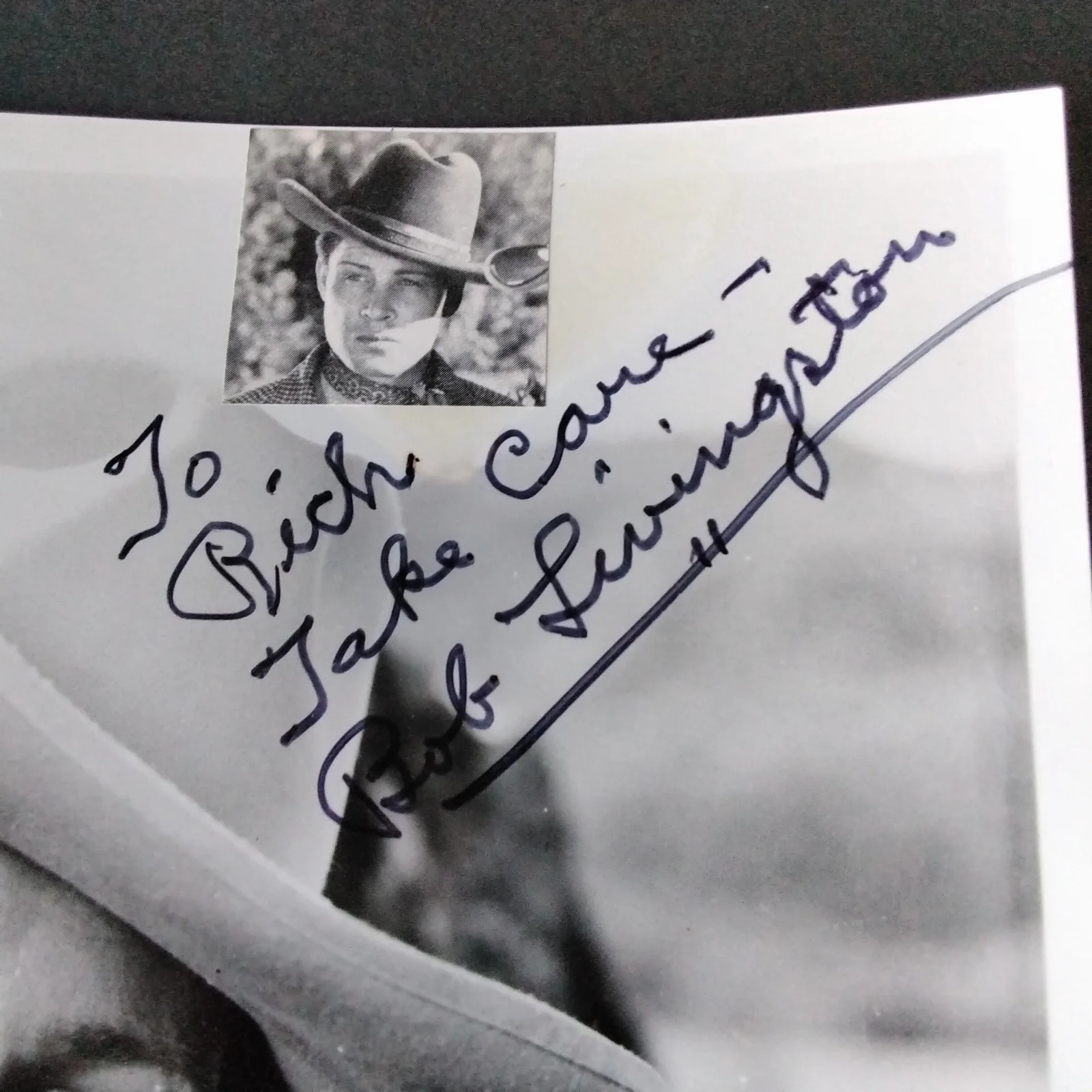 Bob Livingston SIGNED Photo Movie Actor Bold Caballero Lone Ranger 3 Mesquiteers, изображение 5