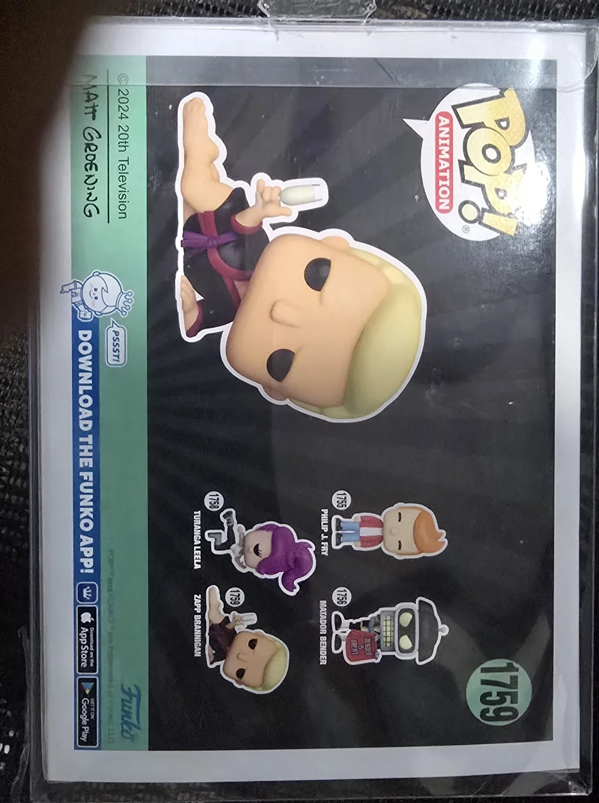 Billy West — Billy West Signed Funko Pop Futurama Zapp Brannigan Autographed Auto OC COA, изображение 3
