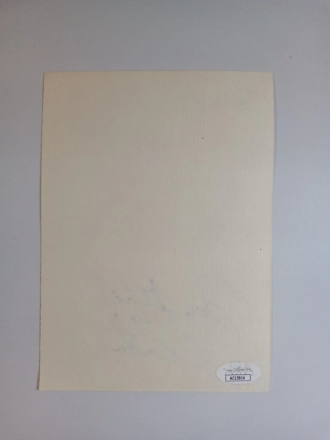 Catfish Hunter Signed Black & White Sketch Card JSA COA -1#, image 3