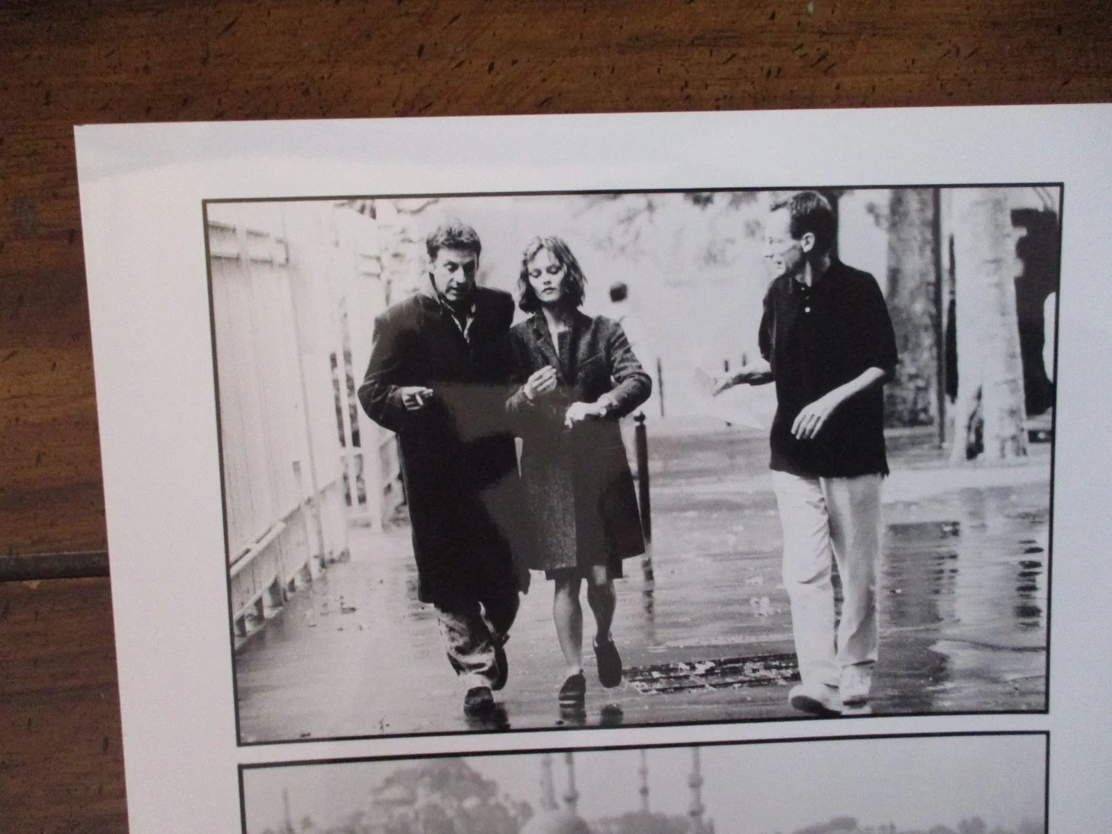 Vanessa Paradis/Daniel Auteuil/Patrice Leconte(GIRL ON THE BRIDGE)2000 BW Photo, изображение 2
