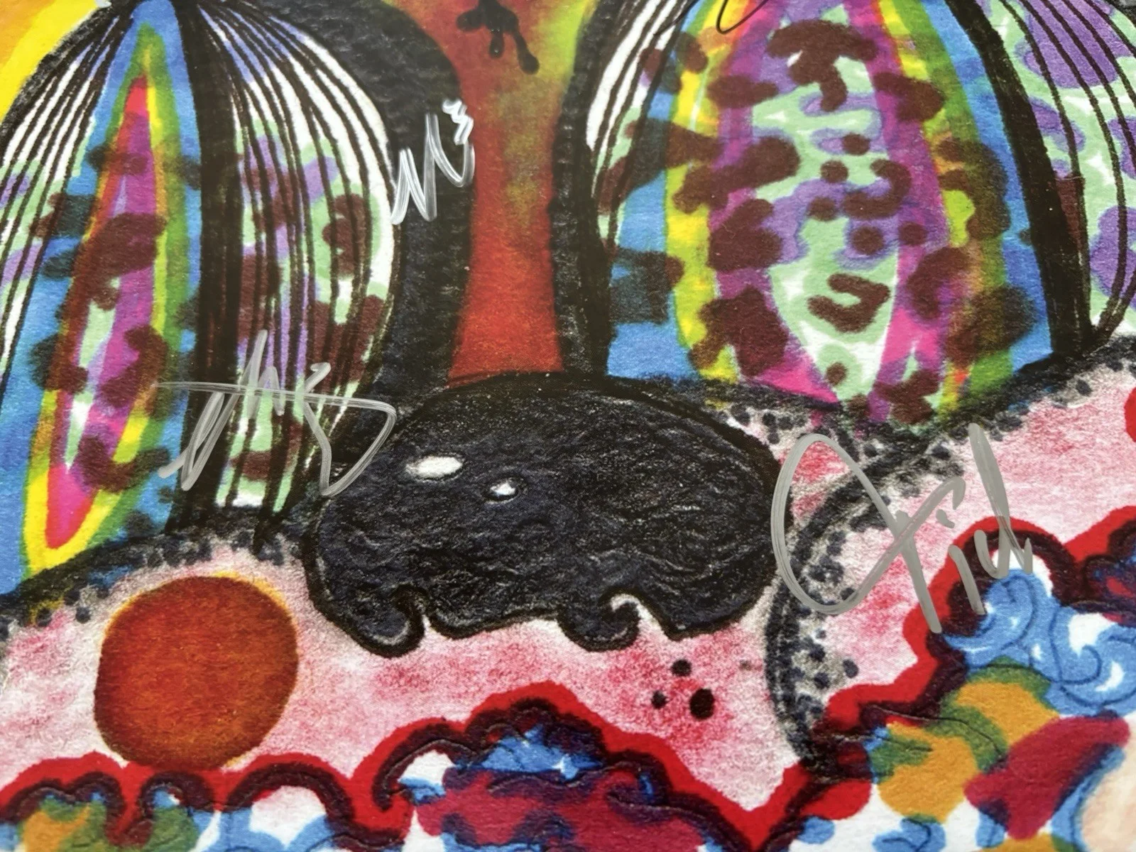 CAGE THE ELEPHANT THANK YOU HAPPY BIRTHDAY SIGNED JSA Vinyl LP Record +6 album, изображение 2