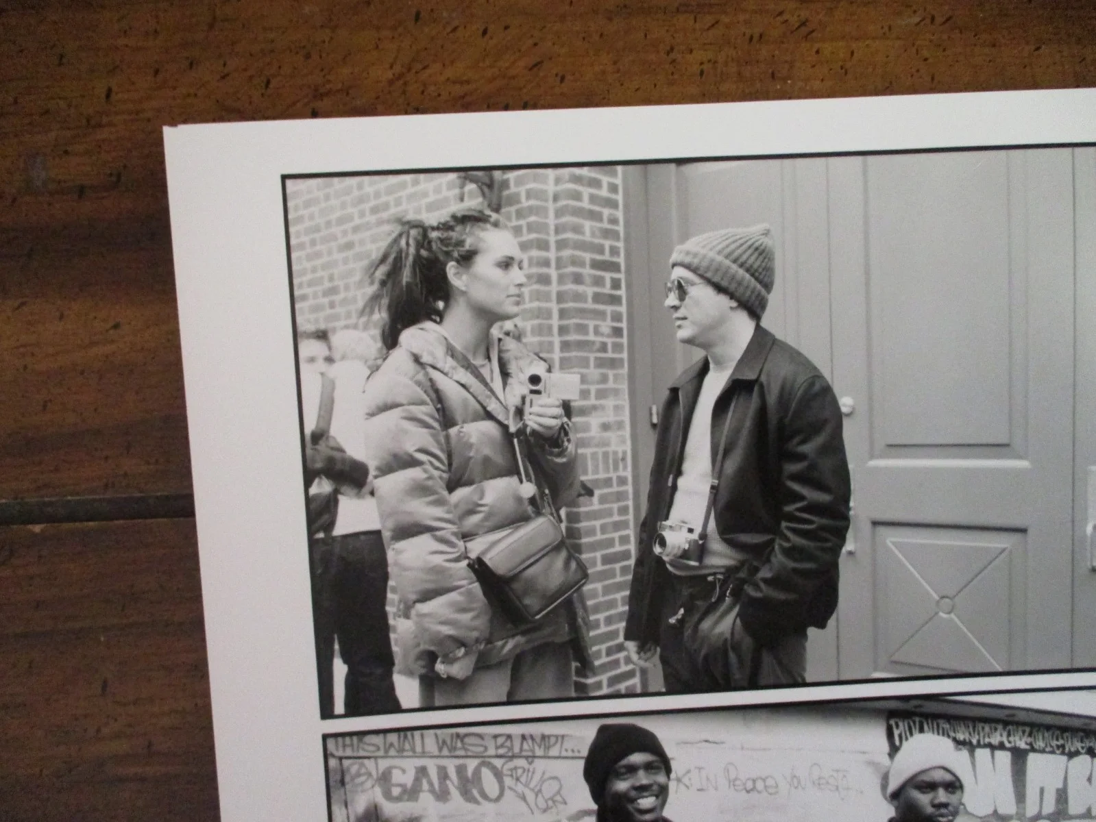 Robert Downey/Brooke Shields/Raekwon(BLACK AND WHITE)2000 8 x 10 B&W Press Photo, image 2