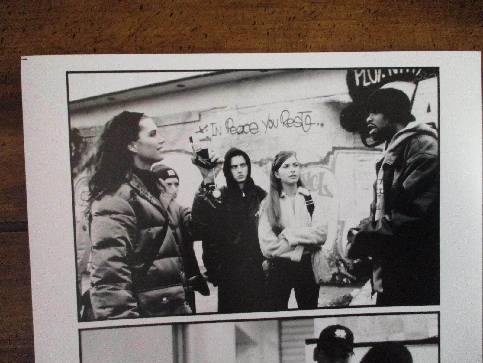 Claudia Schiffer/Method Man/Brooke Shields(BLACK AND WHITE)2000 8 x 10 B&W Photo, image 2