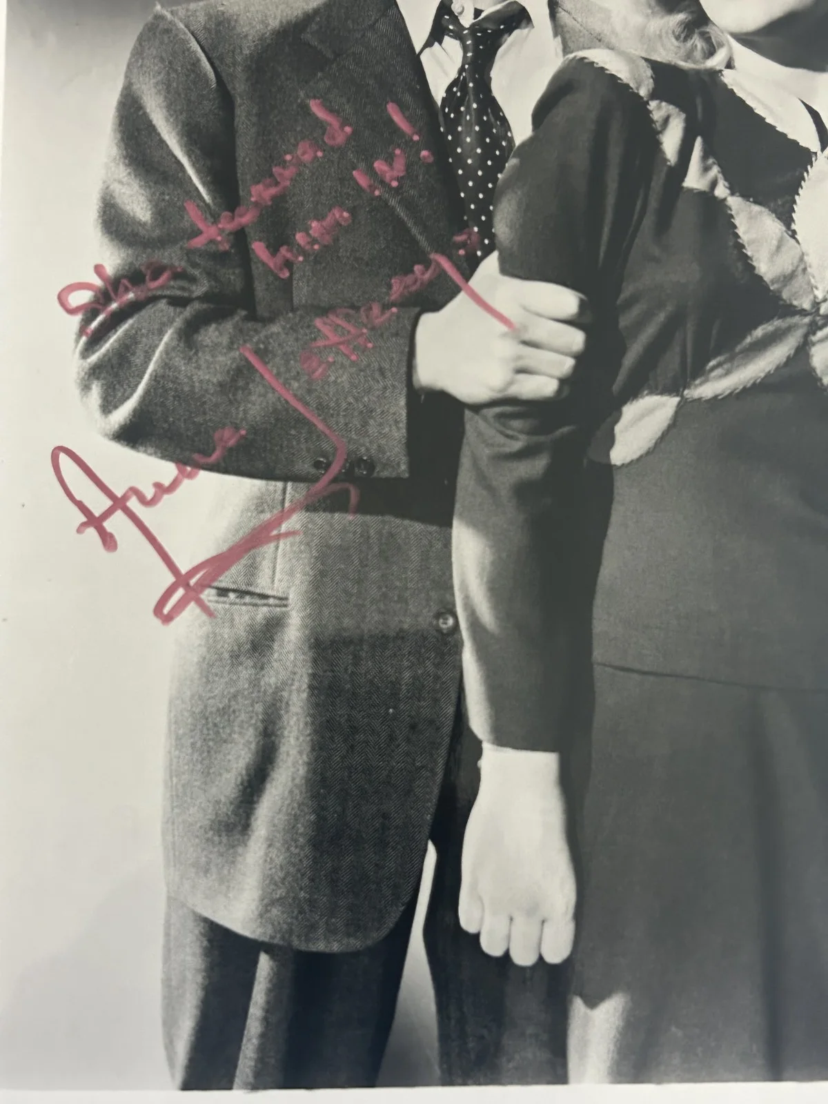 ANNE JEFFREYS SIGNED AUTOGRAPHED PHOTO DICK TRACY DILLINGER LAWRENCE TIERNEY, image 2