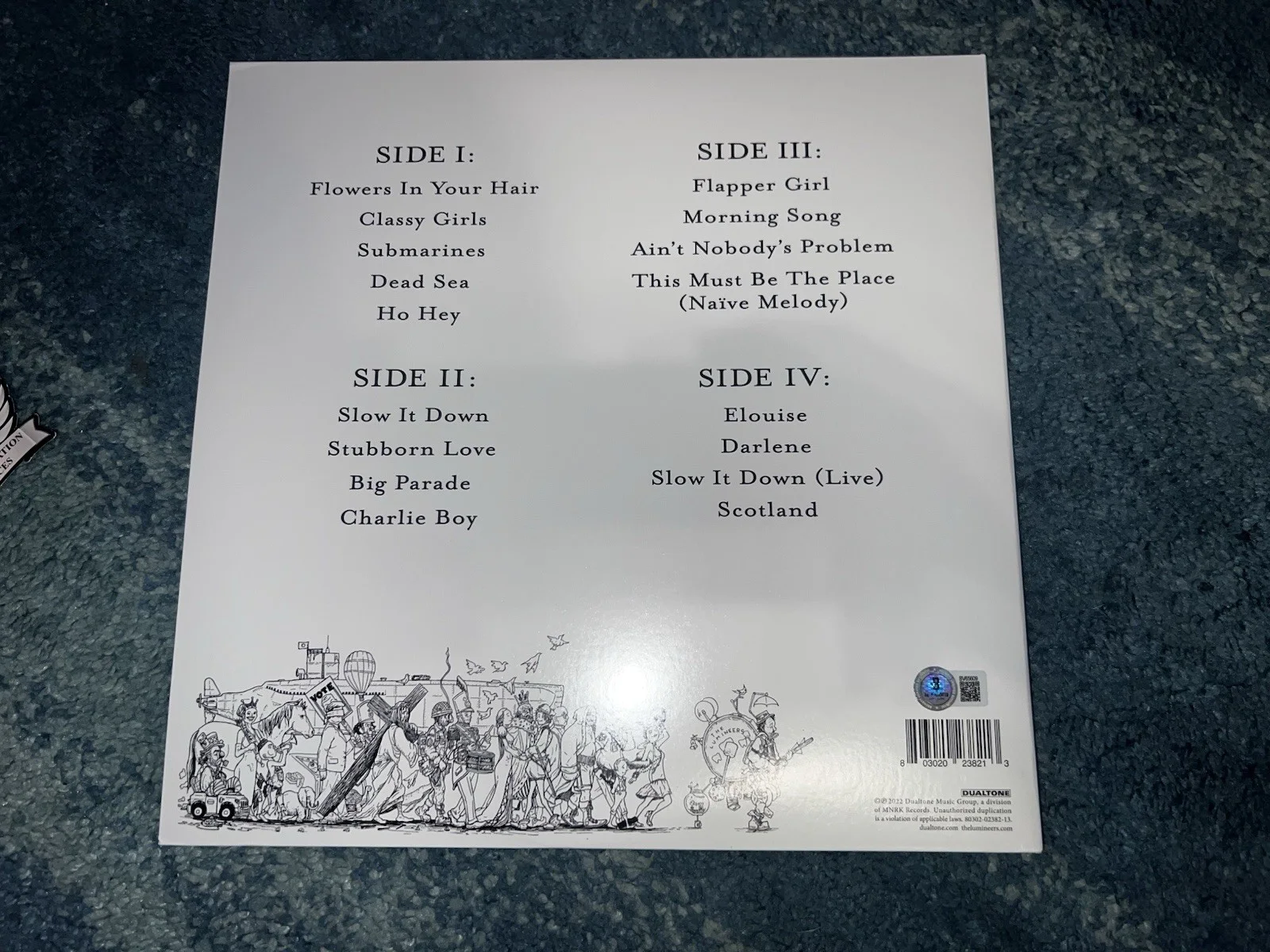Jeremiah Fraites Signed The Lumineers Vinyl Legend Co Founder Beckett, изображение 3