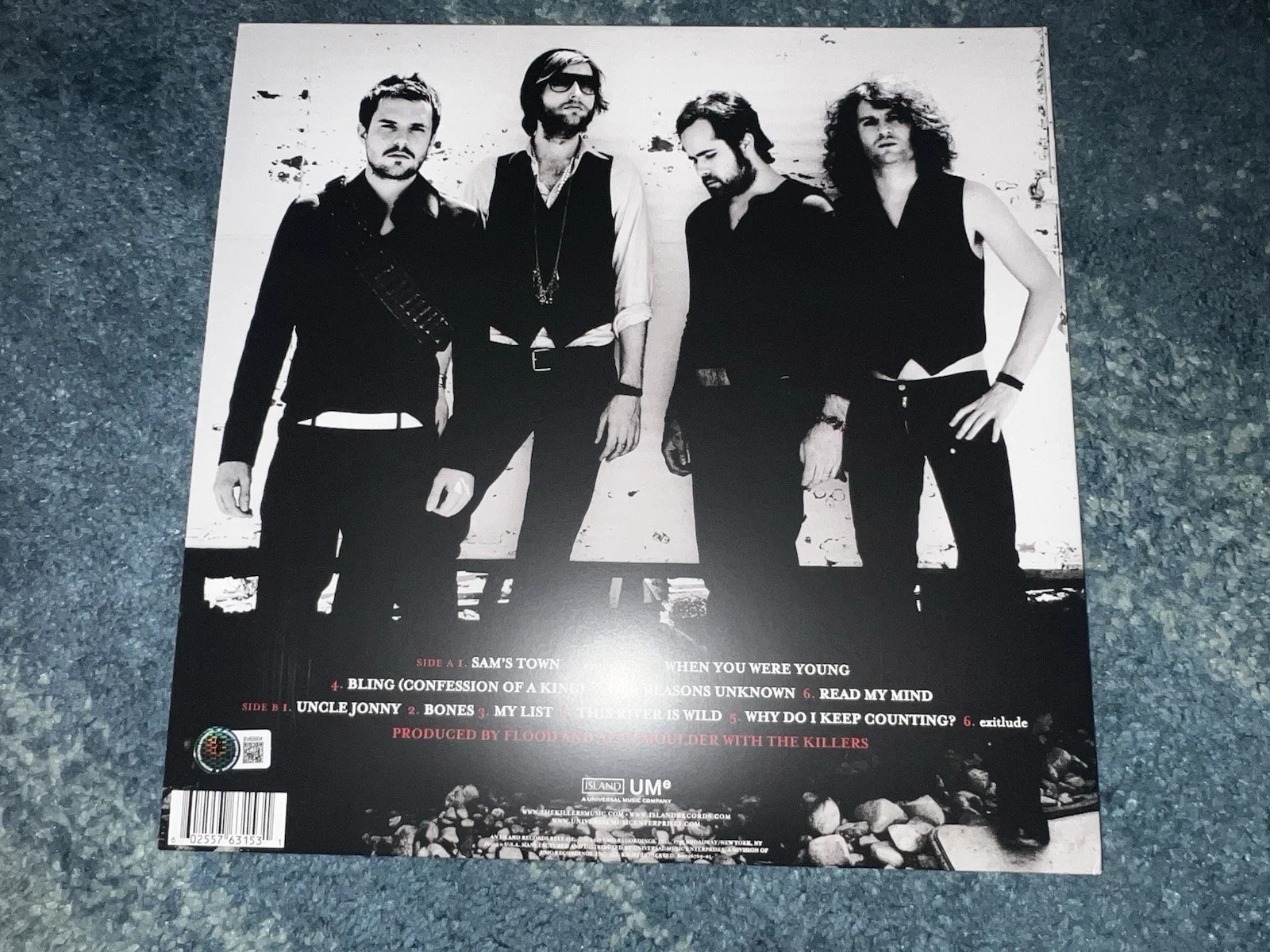 Brandon Flowers Signed Sam’s Town Vinyl The Killers Music Legend Beckett, image 3