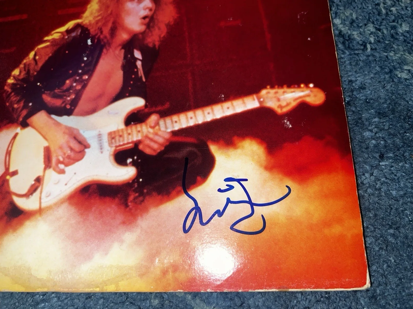 Yngwie Malmsteen Signed Rising Force Vinyl Heavy Metal Superstar Legend Beckett, изображение 2