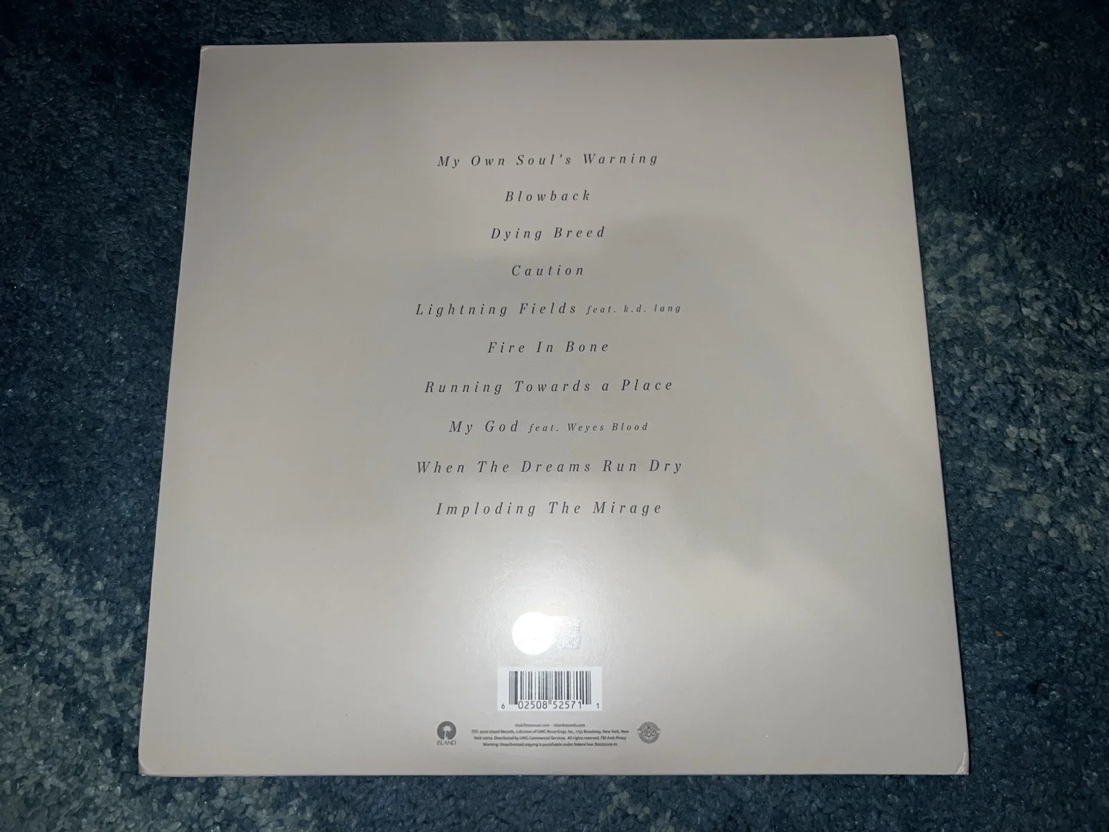 Brandon Flowers Signed Imploding The Mirage Vinyl The Killers Legend Beckett, image 3