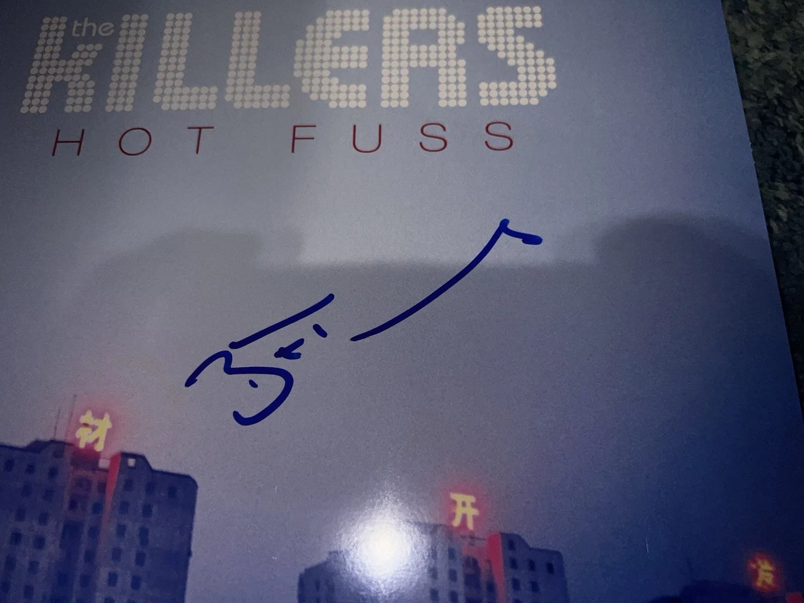 Brandon Flowers Signed Hot Fuss Vinyl The Killers Music Legend Beckett, изображение 2