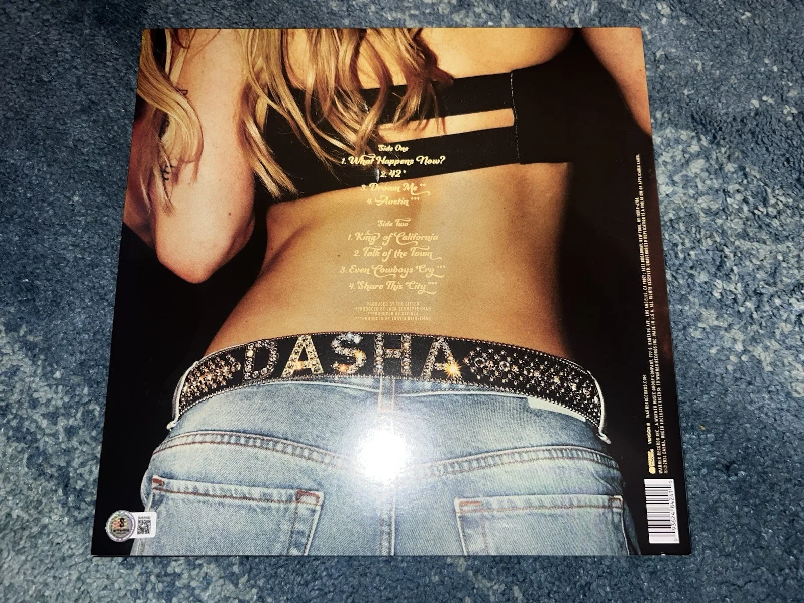 Dasha Signed What Happens Now? Vinyl Country Music Legend Beckett, изображение 3