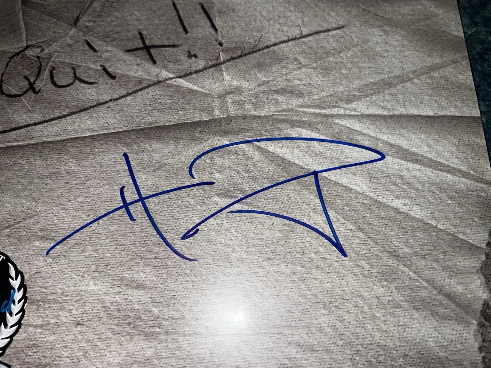 Hardy Signed Quit!! Vinyl Country Music Superstar Legend Beckett, изображение 2