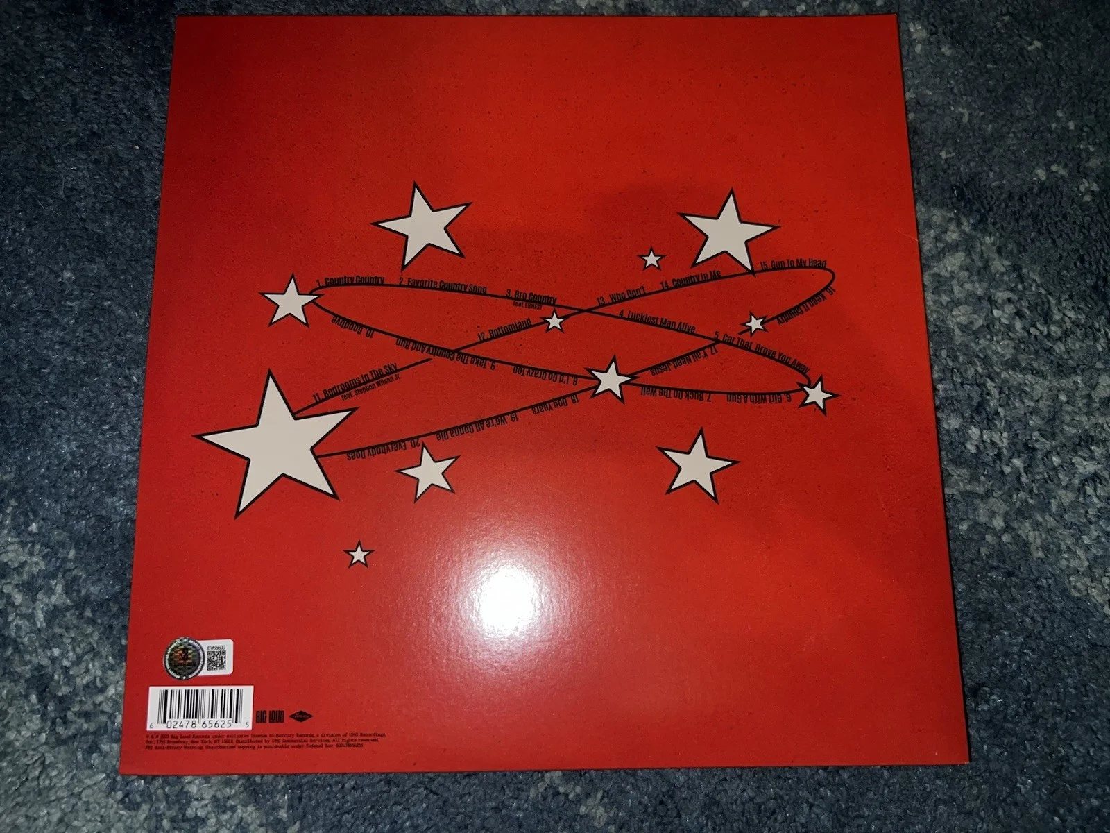 Hardy Signed Country, Country Vinyl Country Music Superstar Legend Beckett, изображение 3