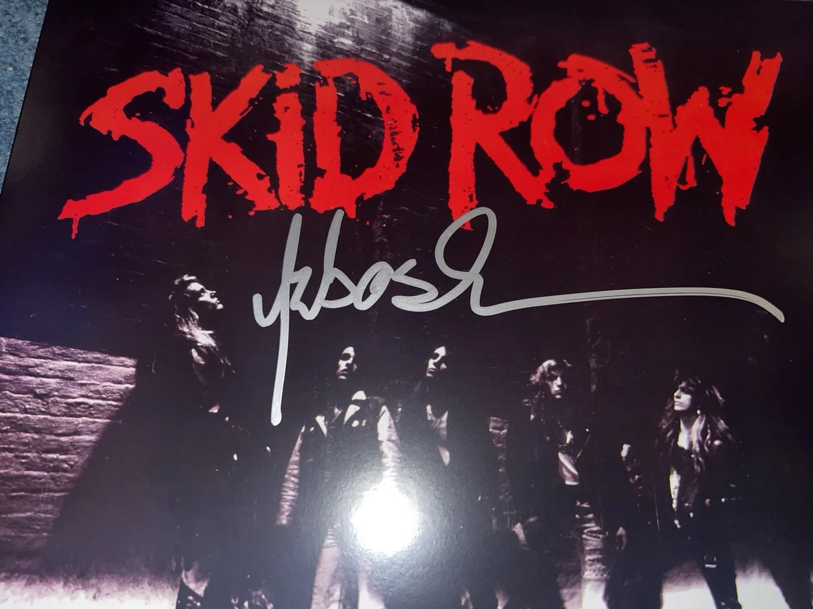 Sebastian Bach Signed Skid Row Vinyl Hard Rock Legend Superstar Beckett, изображение 2