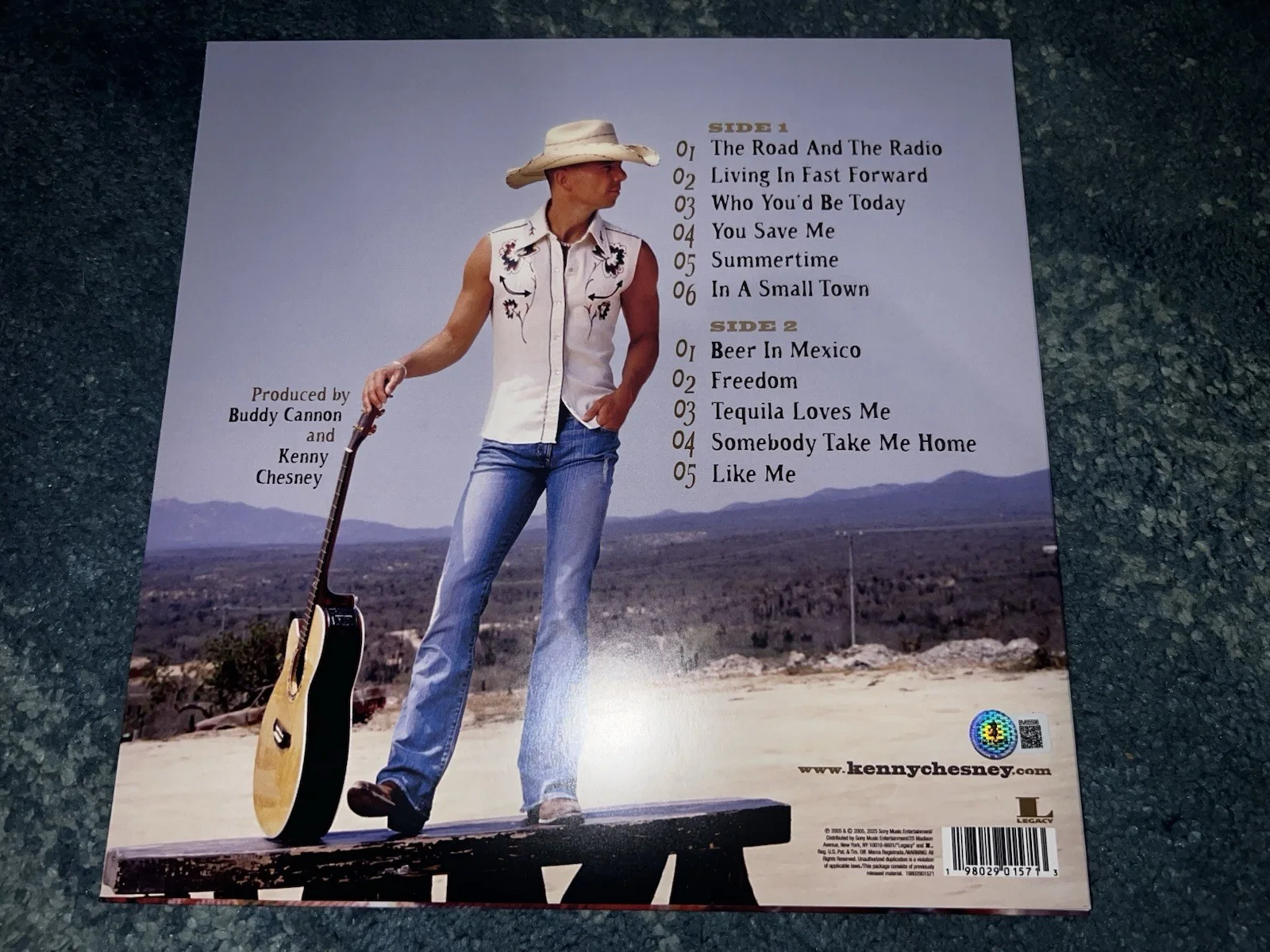 Kenny Chesney Signed The Road And The Radio Vinyl Country Legend Beckett, изображение 3