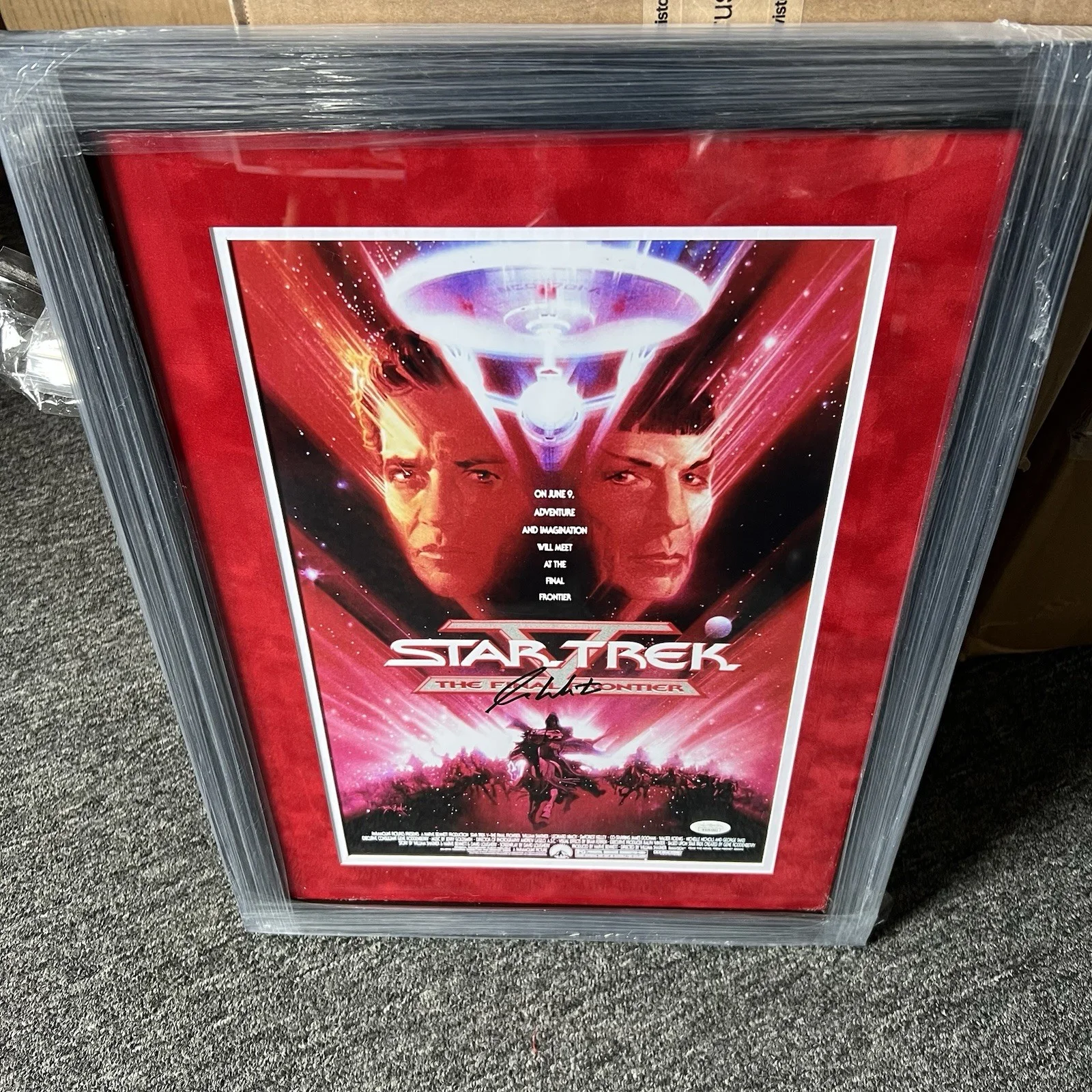 William Shatner — William Shatner Star Trek Signed Photo Poster Autographed Framed 17x23 COA JSA, изображение 5