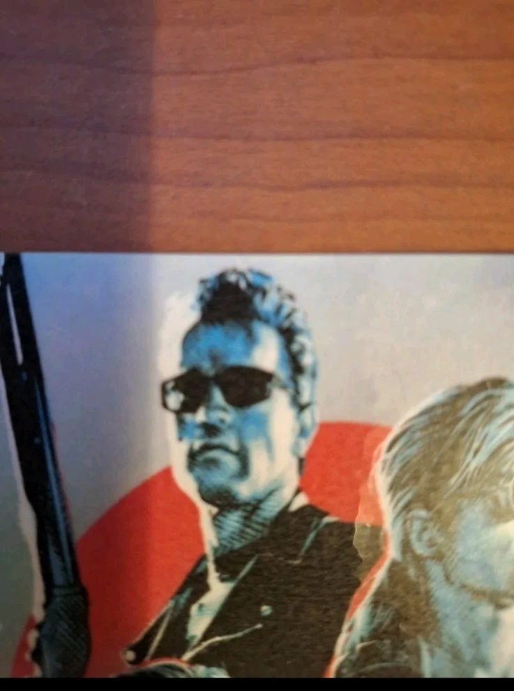 1991 Terminator 2 Judgement Day Arnold Schwarzenegger Movie Promotional Postcard, image 3