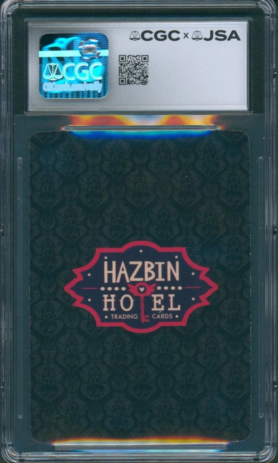 Alex Brightman — Alex Brightman Signed Card Hazbin Hotel Sir Pentious Gem Mint 10 CGC x JSA SLAB, изображение 2