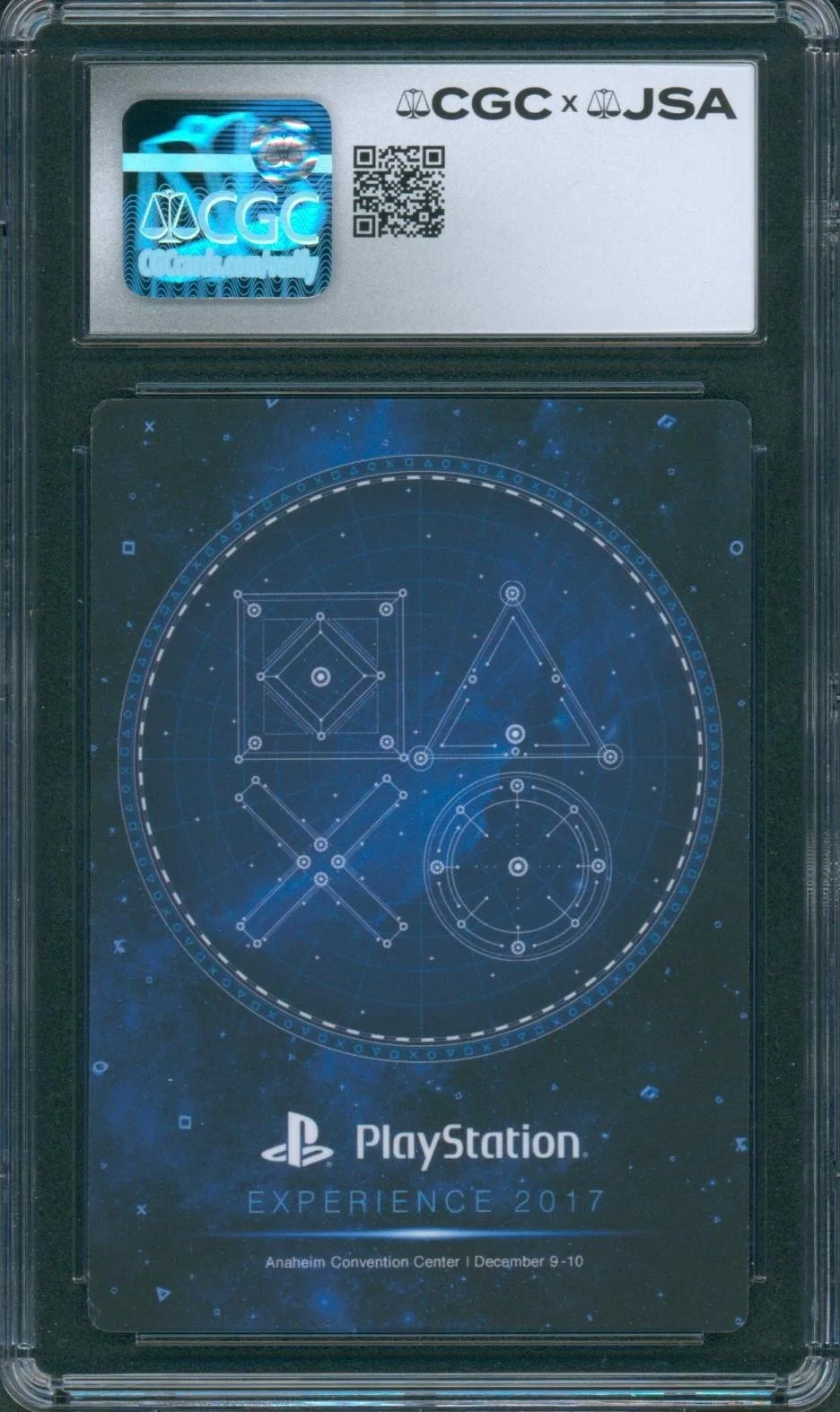 Yuri Lowenthal — Yuri Lowenthal Signed Card Spider-Man Mint 9 Playstation Exper. CGC x JSA SLAB, image 2