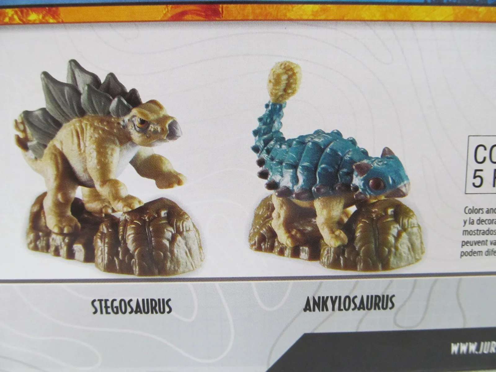 Jurassic World dominion Micro Collection Mini Dinosaur 5 figures New, image 5
