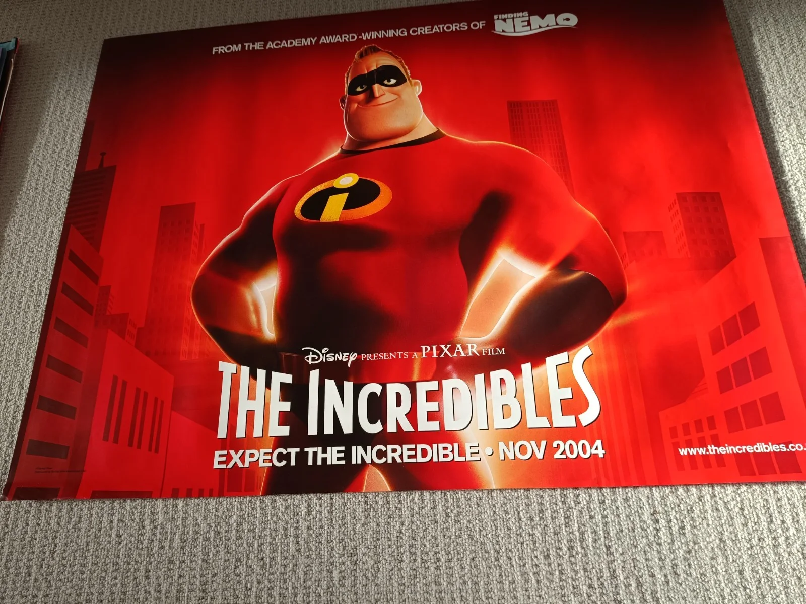 Cinema Poster: INCREDIBLES, THE 2004 (Advance Quad) Craig T Nelson Holly Hunter, image 2