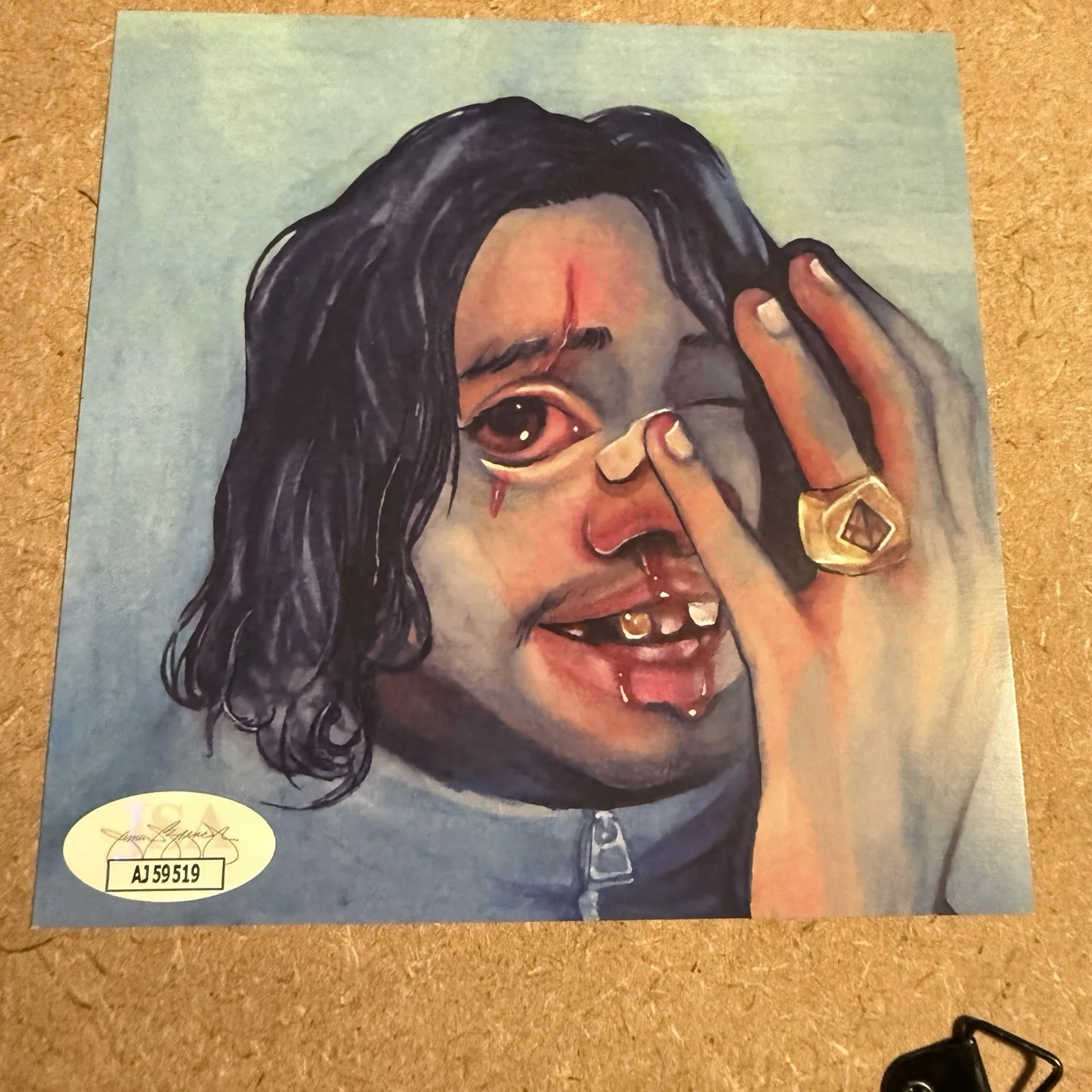 RUSS RAPPER SIGNED FRAMED SANTIAGO CD WITH JSA COA, image 3