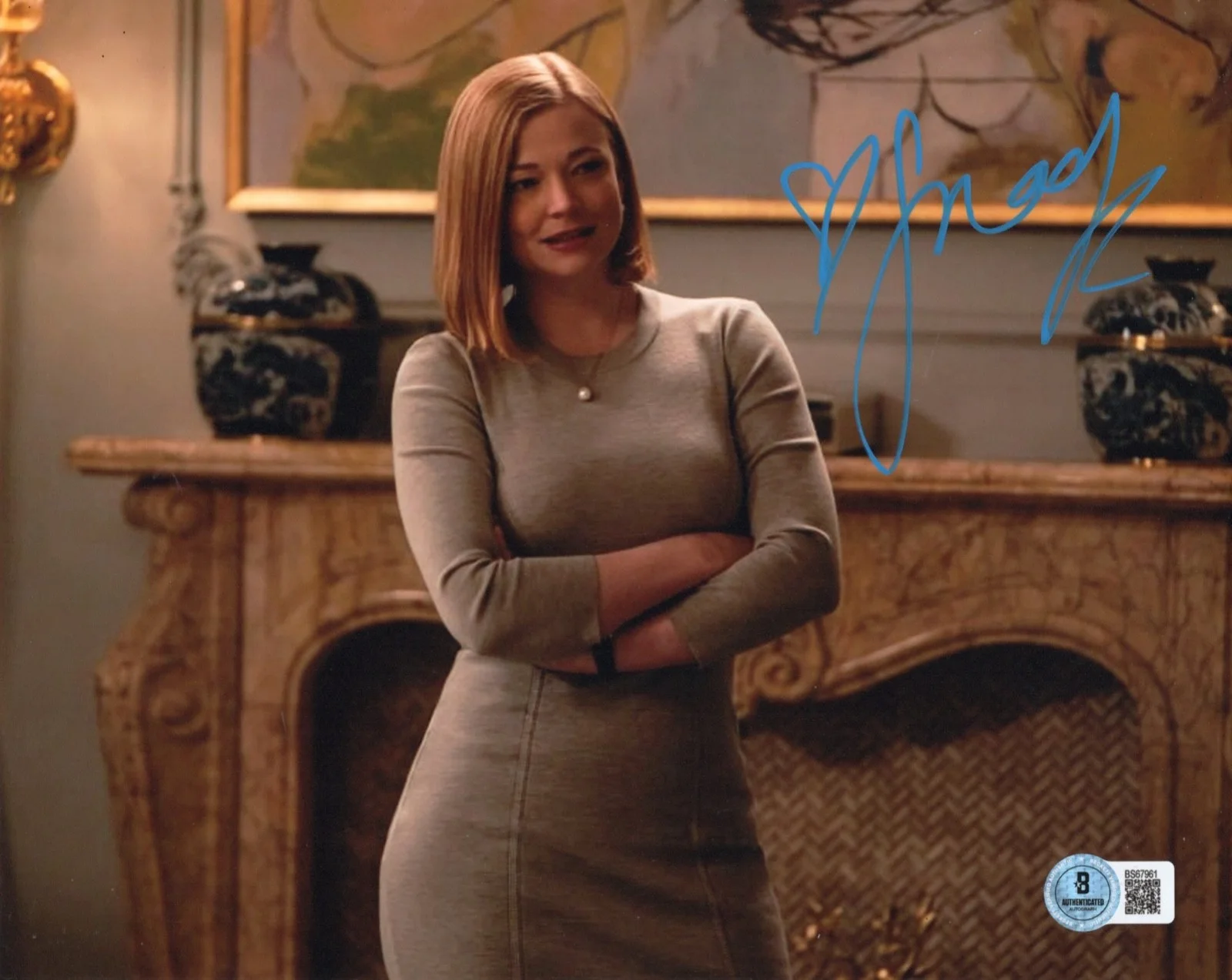 Logan Roy — Sarah Snook SHIV ROY Autographed Signed SUCCESSION 8x10 Photo Beckett BAS COA