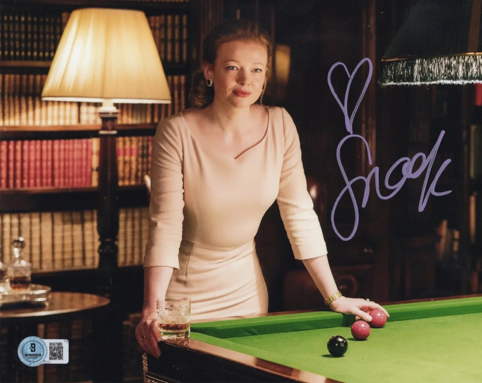Logan Roy — Sarah Snook SHIV ROY Autographed Signed SUCCESSION 8x10 Photo Beckett BAS COA