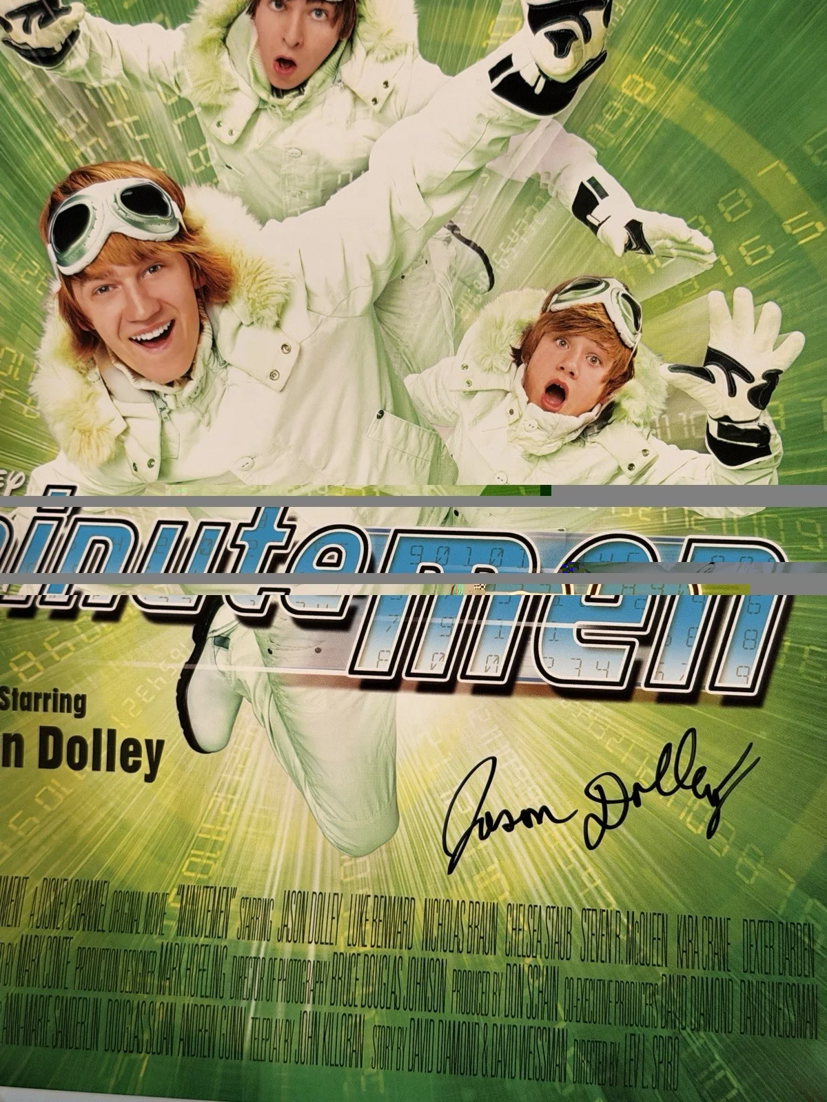 Jason Dolley — EXCLUSIVE KEWL Merch Minutemen Poster 9x14 SIGNED by Disney Star Jason Dolley, изображение 5