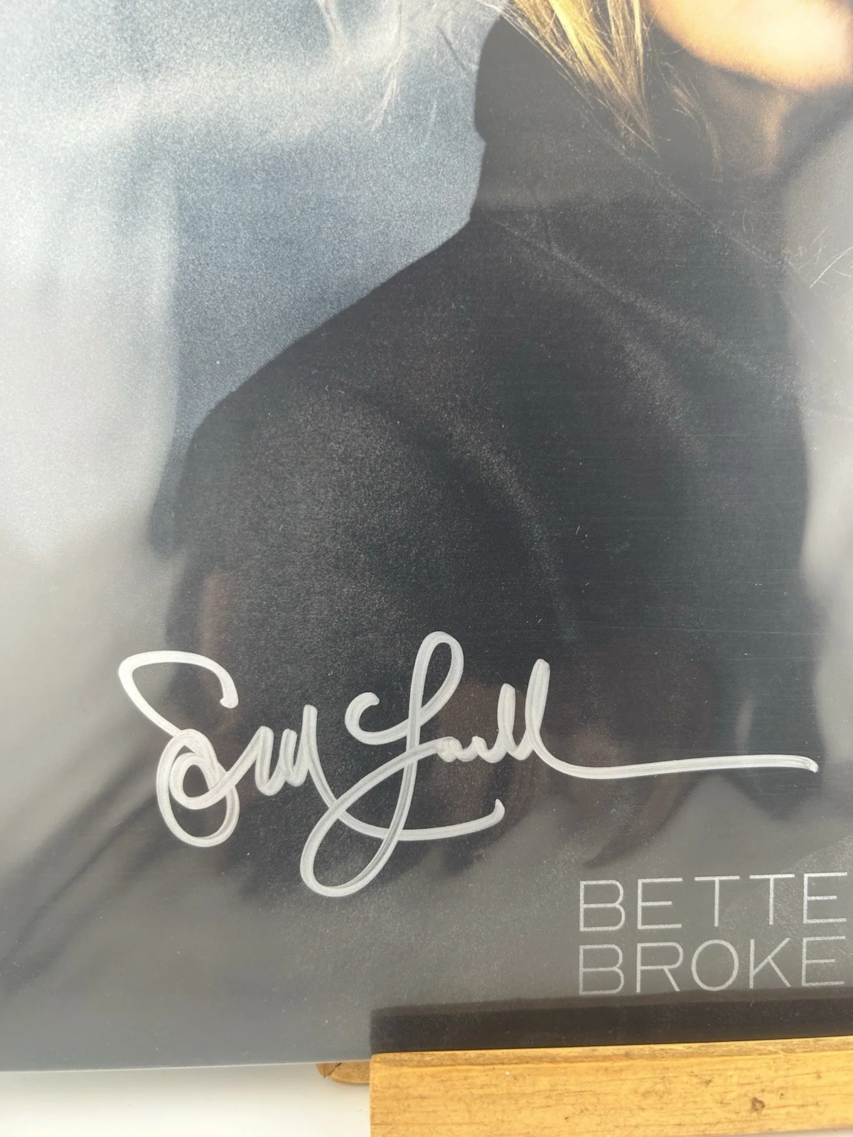 Sarah McLachlan Better Broken Signed Cover Vinyl LP Autographed New, image 2