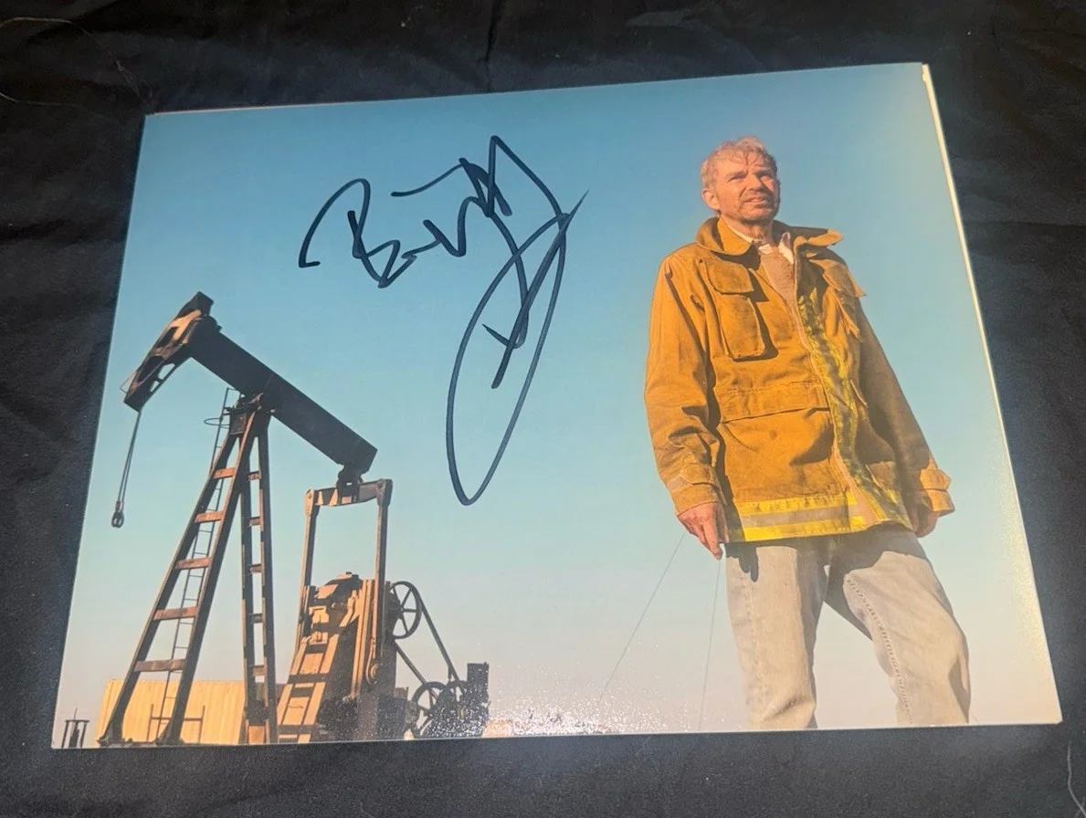 Billy Bob Thorton — Billy Bob Thorton signed 8x10 photo Landman poster Tommy Norris Land Man proof, изображение 2