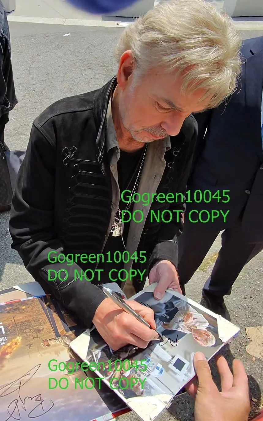 Billy Bob Thorton — Billy Bob Thorton signed 8x10 photo Landman poster Tommy Norris Land Man proof, изображение 3