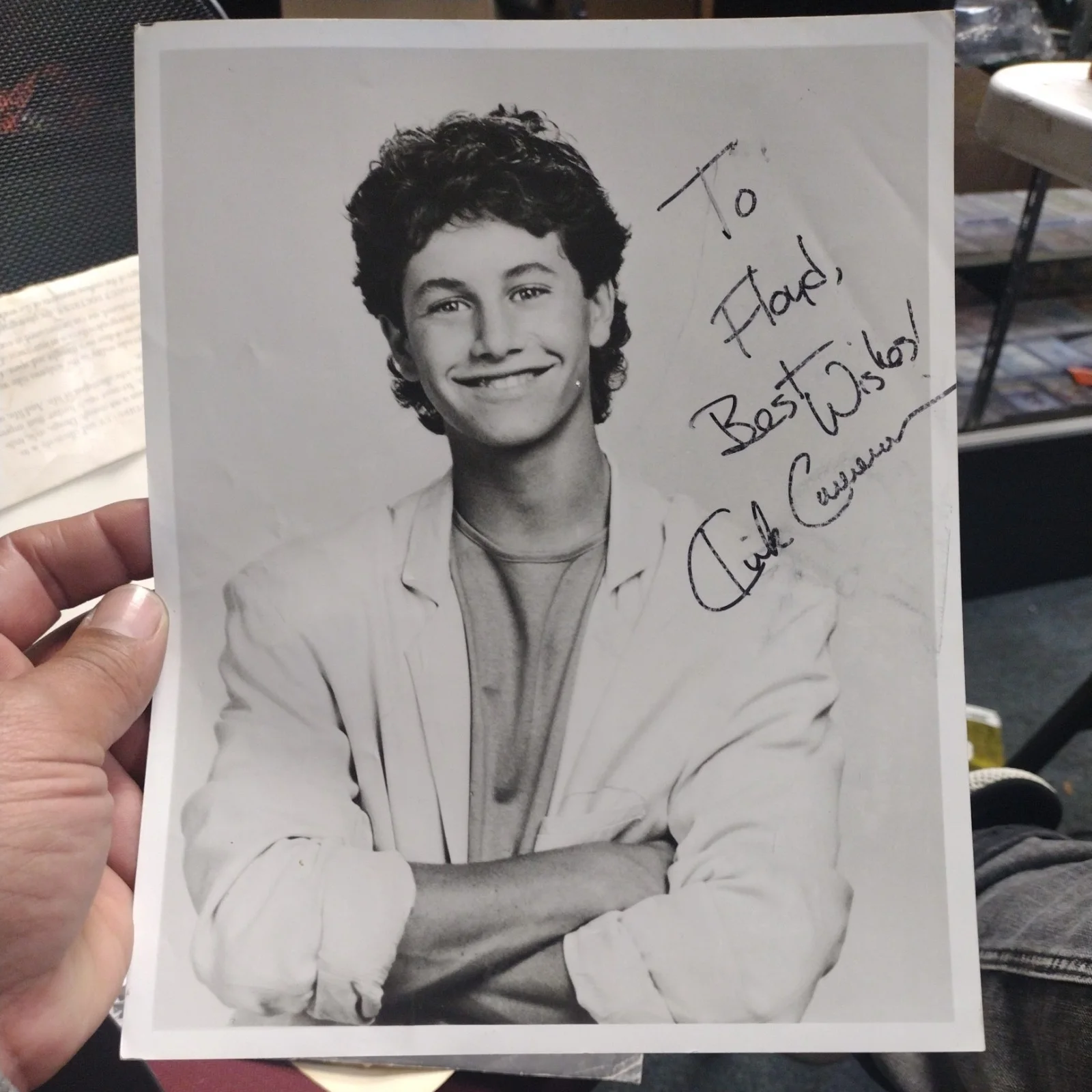 Kirk Cameron — Kirk Cameron Autographed Photo 8x8 Inches, изображение 2