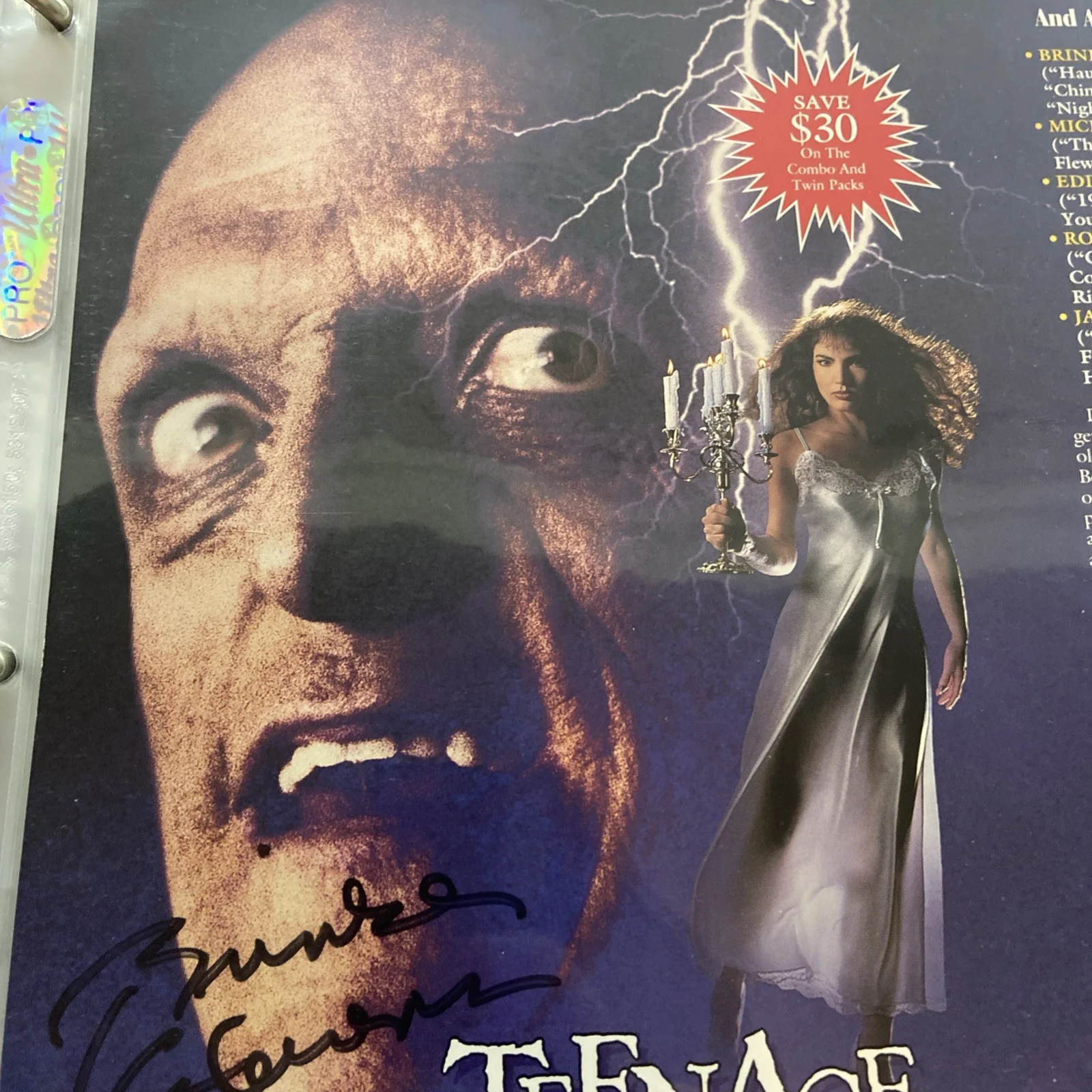 Brinke Stevens Hand Signed 8 x 10 Photo Autograph Scream Queen Teenage Exorcist, изображение 4