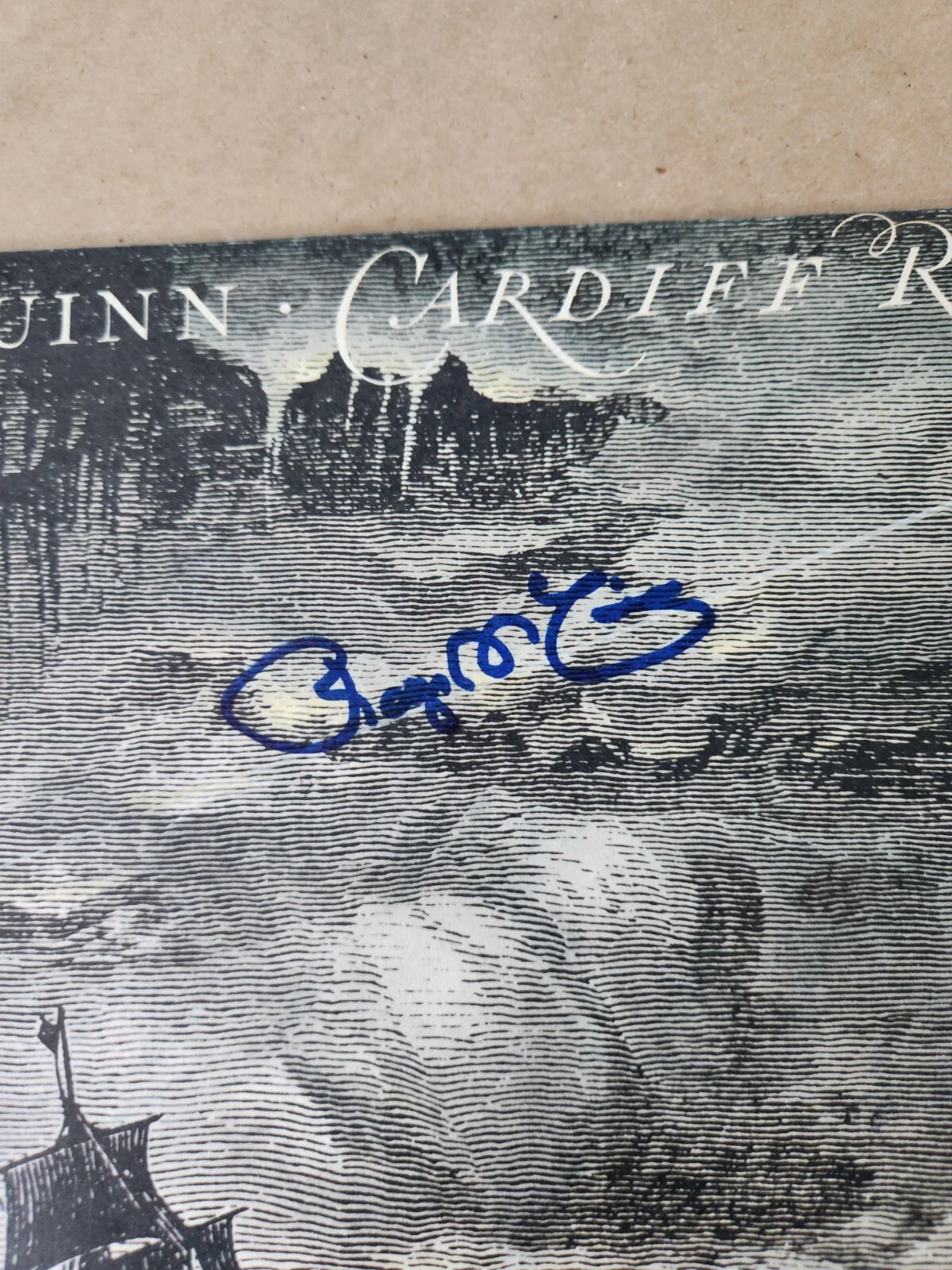 Roger McGuinn Autographed Vinyl LP Cardiff Rose The Byrds, изображение 2