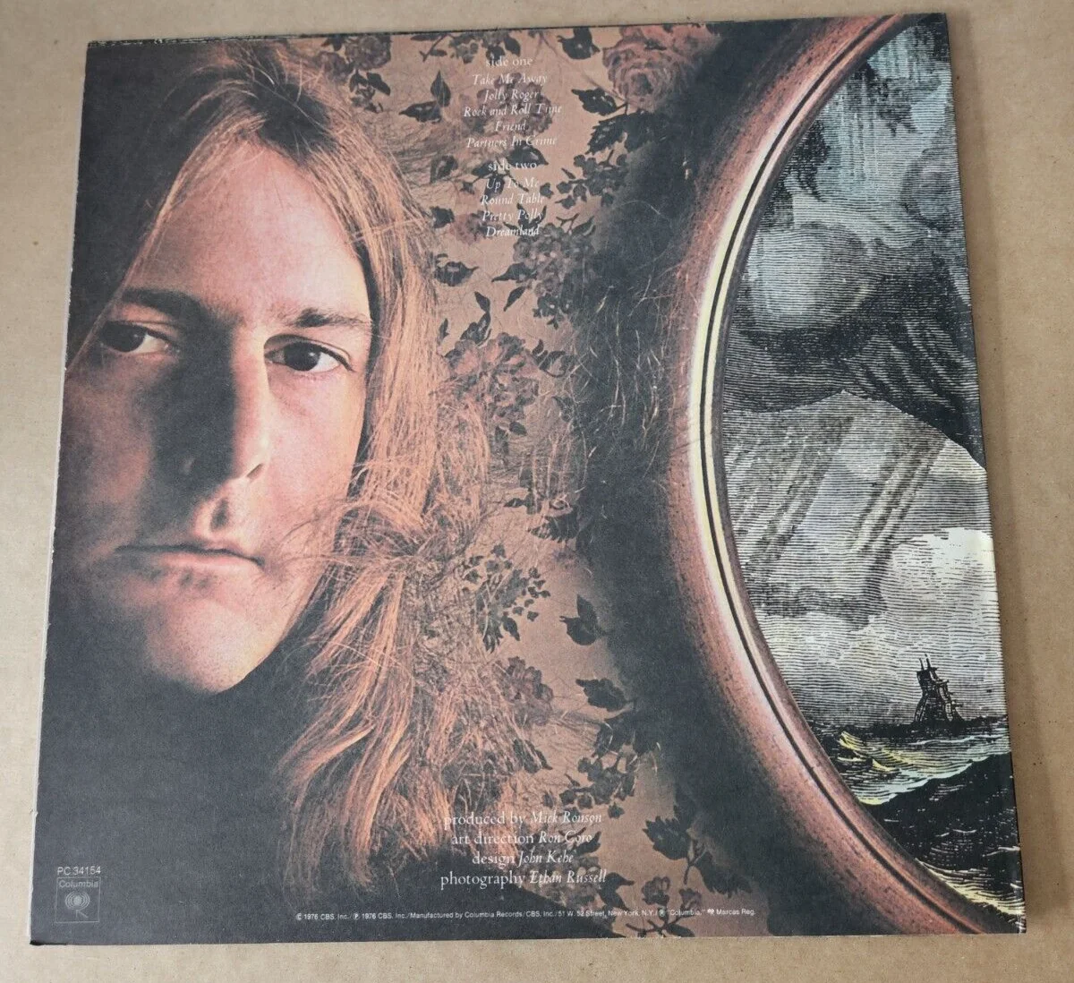 Roger McGuinn Autographed Vinyl LP Cardiff Rose The Byrds, изображение 3