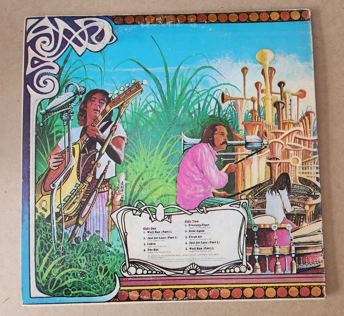 Quicksilver Messenger Service Autographed Vinyl LP Album David Freiberg, image 2