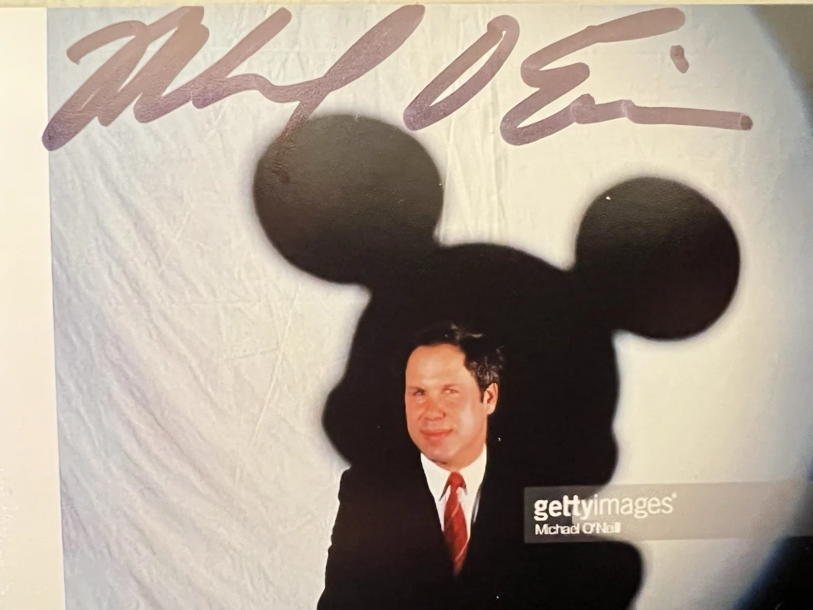 Michael Eisner — MICHAEL EISNER Signed 5x7 Photo Former Disney CEO, image 2