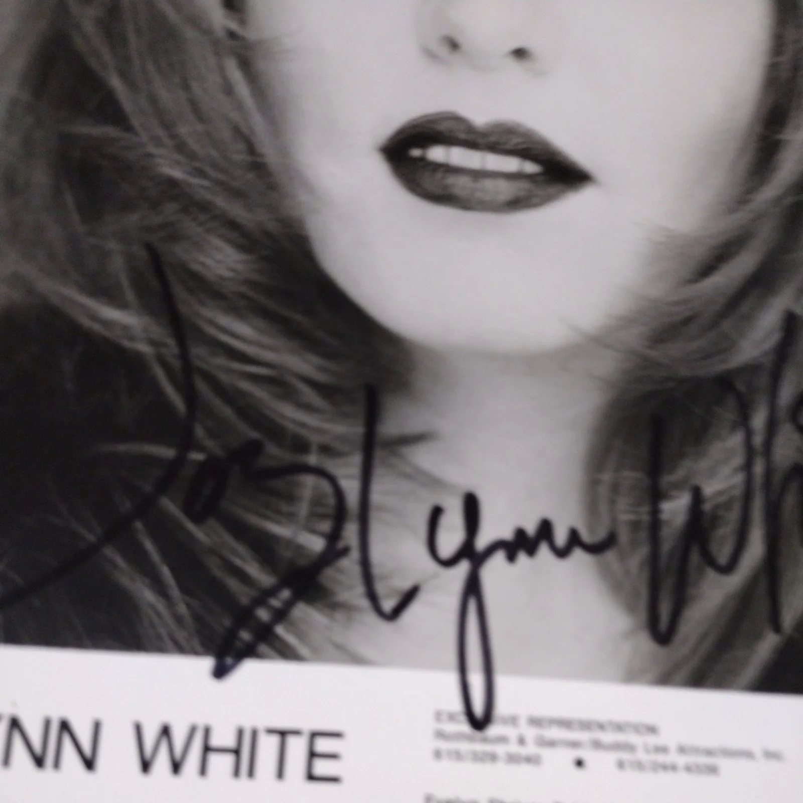 Joy White Autographed Signed 8x10 Publicity Photograph, image 2