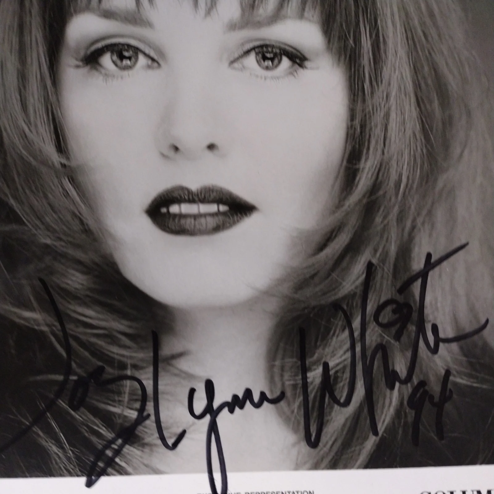 Joy White Autographed Signed 8x10 Publicity Photograph, image 5