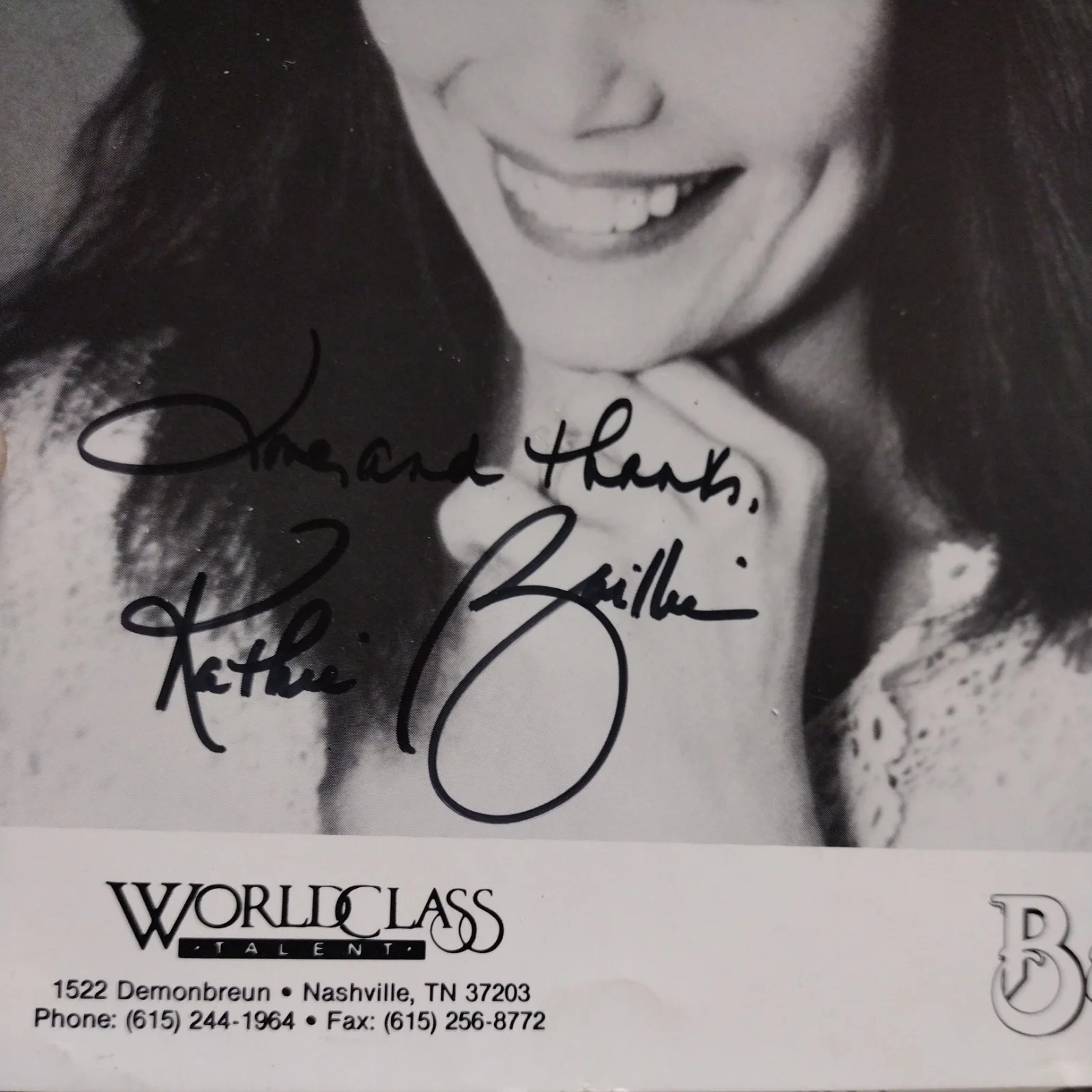 Michael Bonagura & Kathie Baillie - Signed B&W Photograph, изображение 2