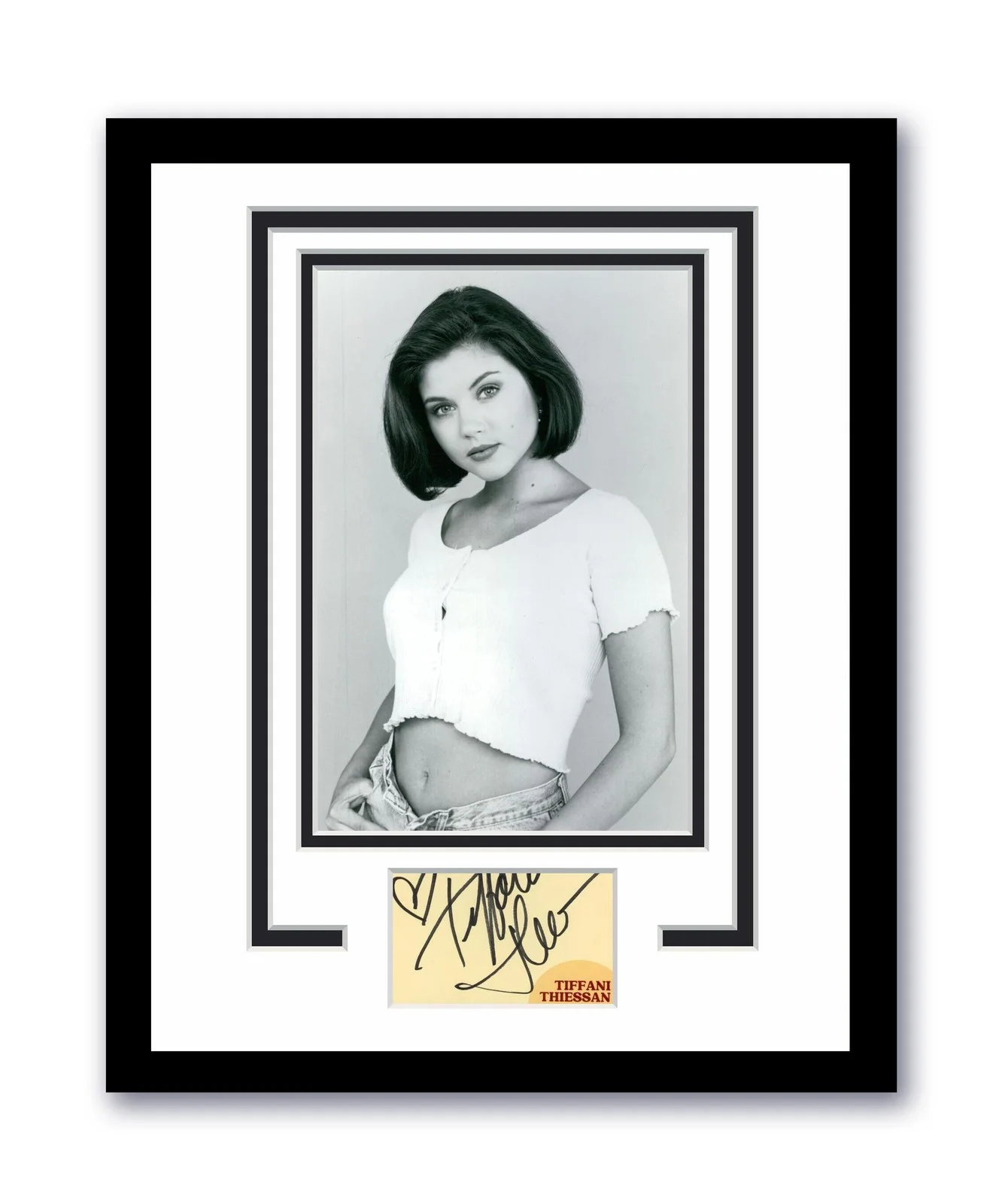Tiffani Thiessen — 90210 Tiffani Thiessen Autographed Signed 11x14 Framed Photo ACOA