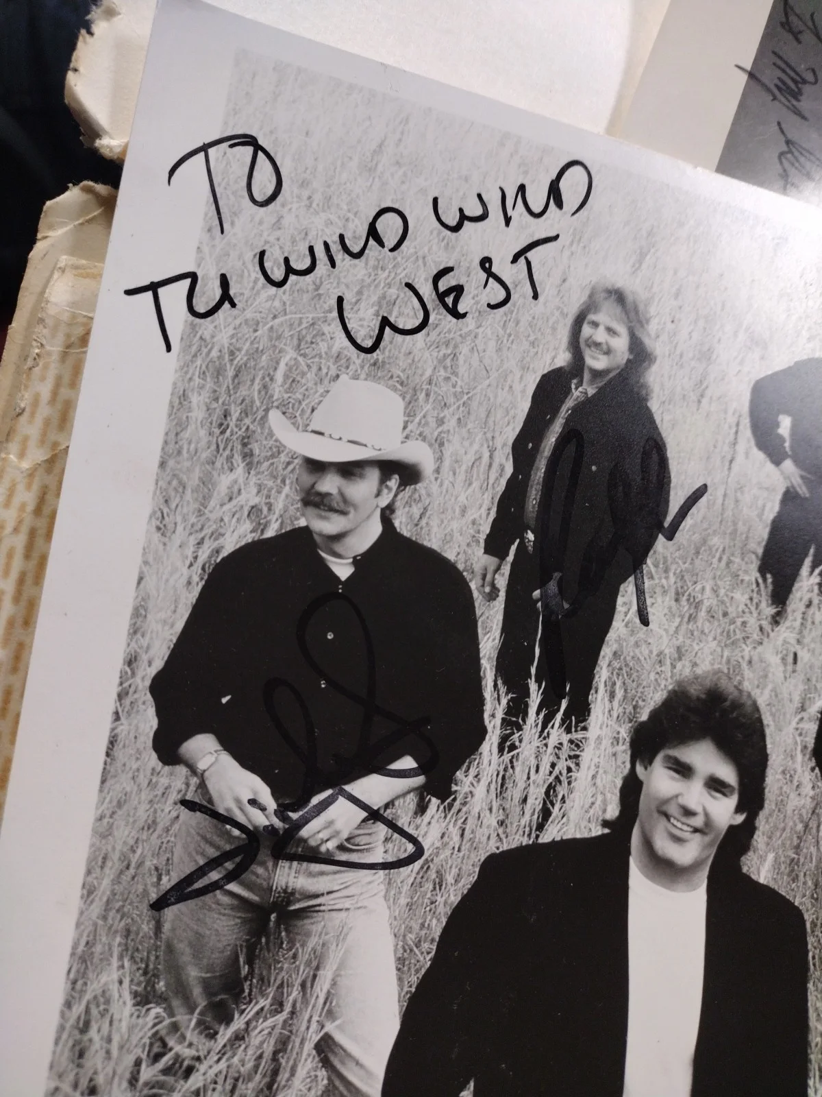 SHENANDOAH Country Music Band 5 Members Hand Signed Photo 8X10 RCA Records, изображение 5